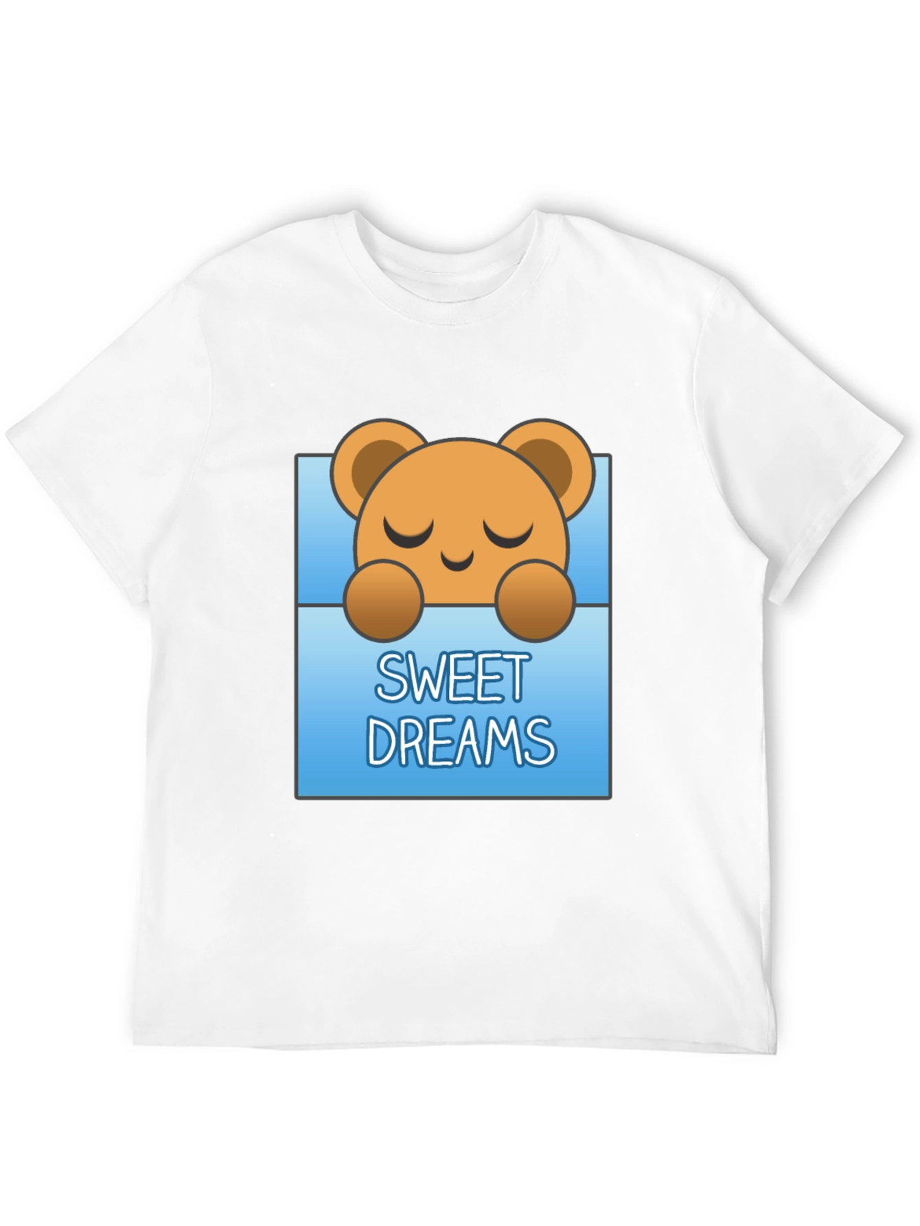 Black Sweet Dreams Bear Graphic Tee - Soft Cotton view 12
