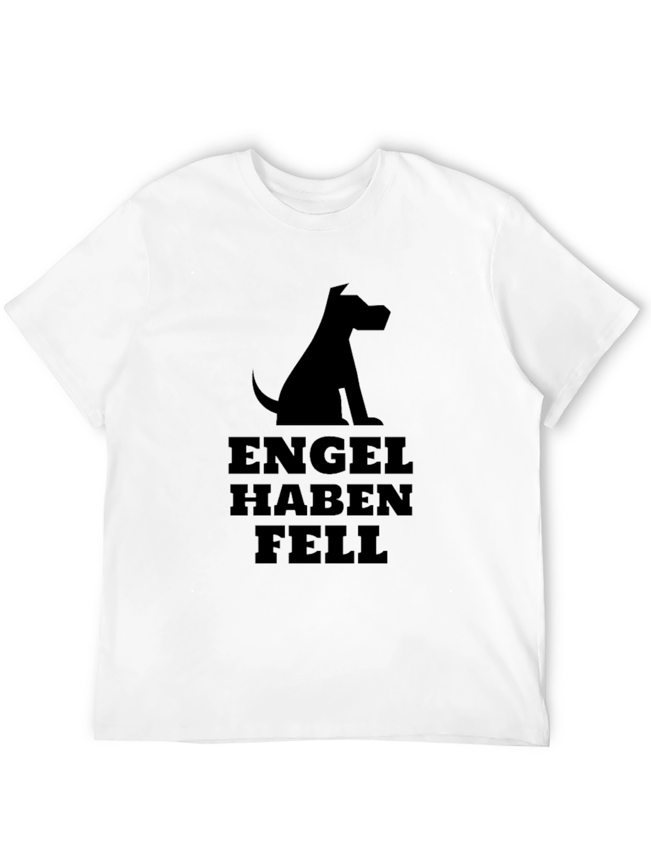 Black Engel Haben Fell Black T-Shirt Dog Graphic view 12