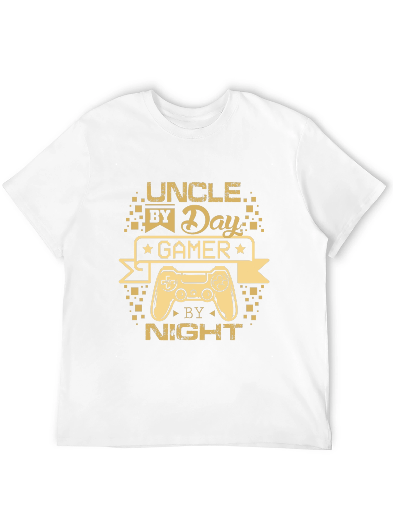 Black Uncle By Day Gamer By Night T-Shirt view 12