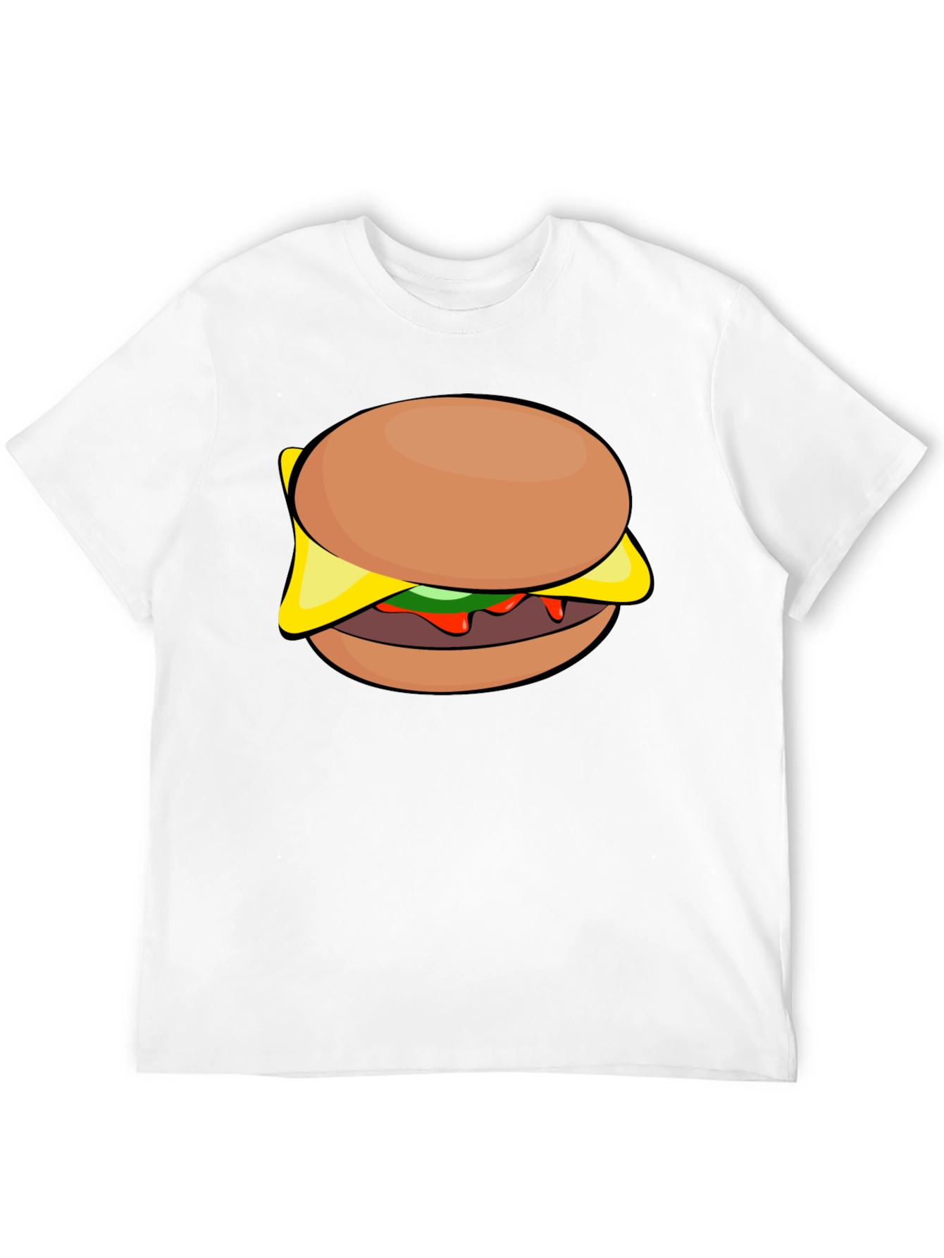 Black Burger Graphic Tee - Casual Style Shirt view 12
