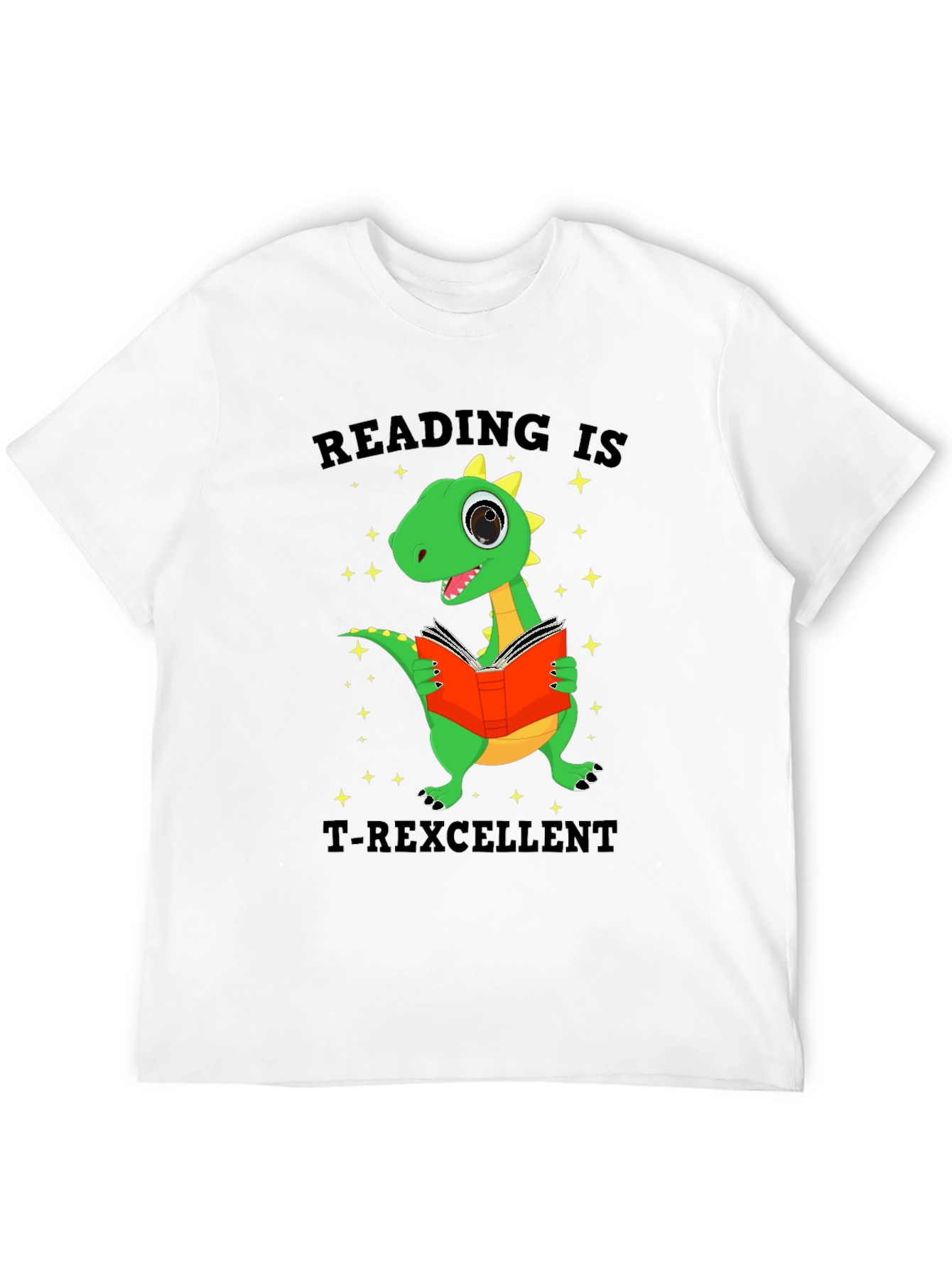 Black Reading is T-Rexcellent T-Shirt view 12