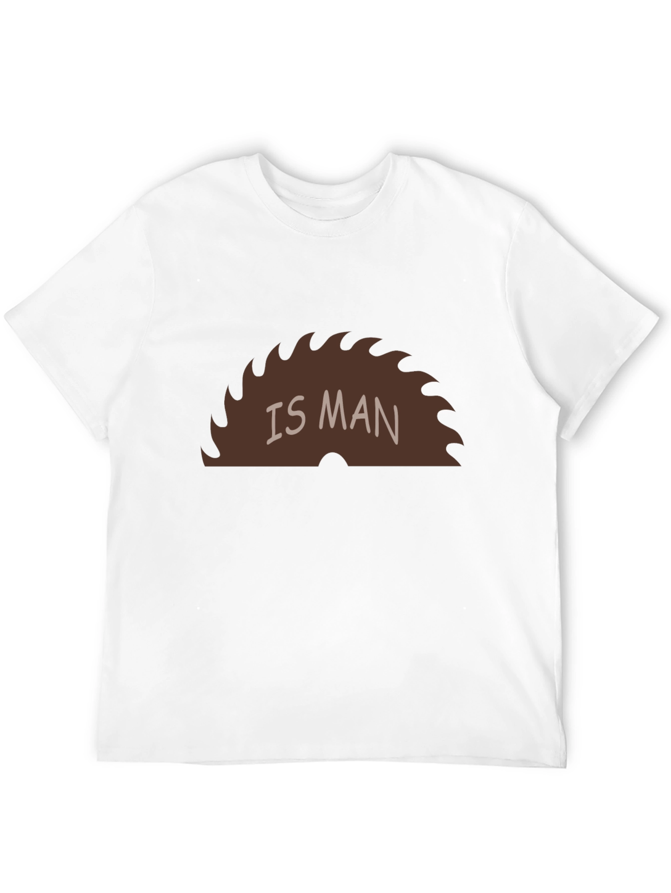 Black Saw Is Man Funny Graphic Tee view 12