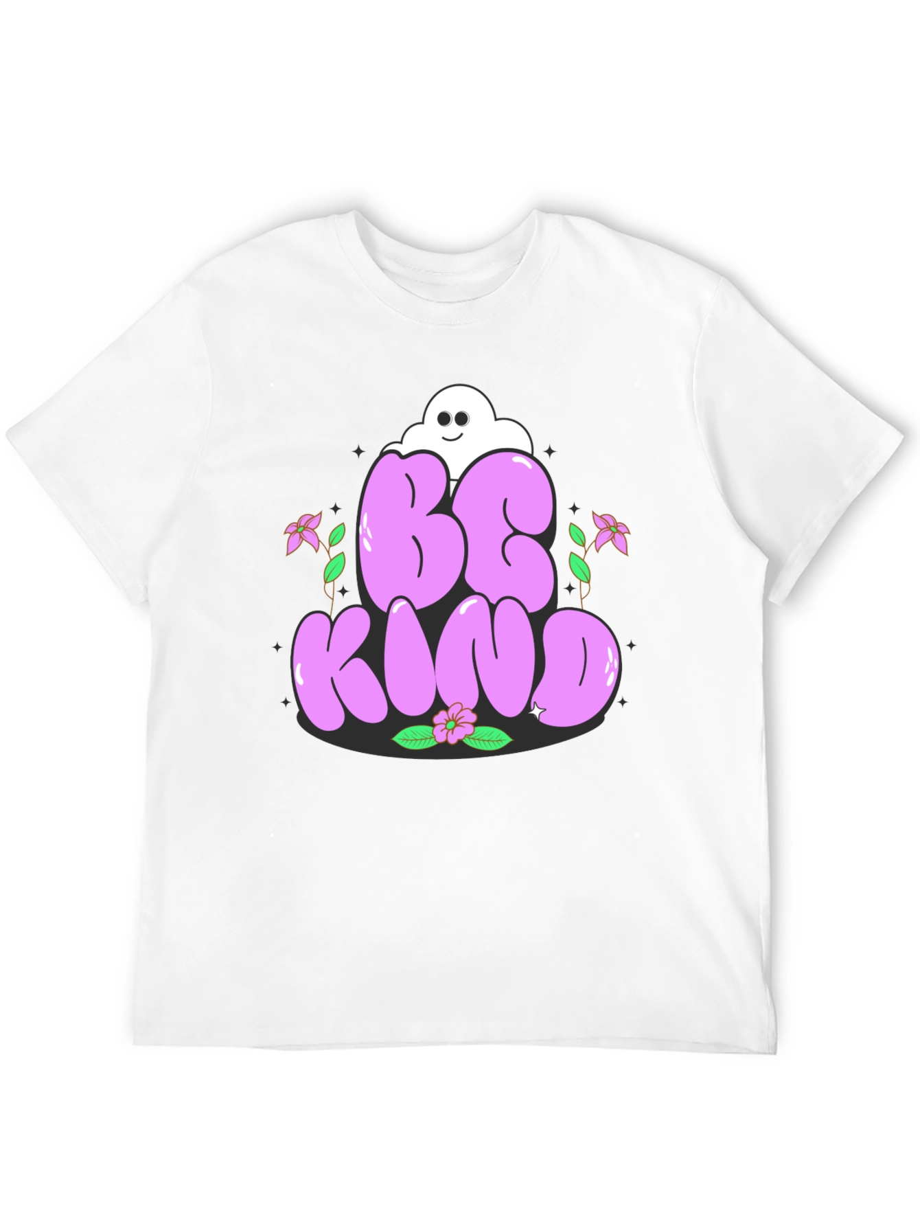 Black Be Kind Graphic Tee - Stylish Unisex T-Shirt view 12