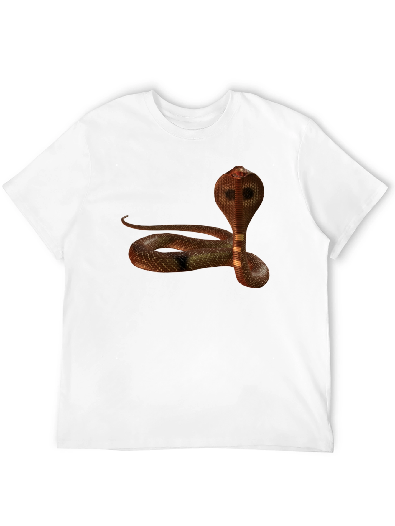 Black Cobra Snake Graphic Black T-Shirt view 12