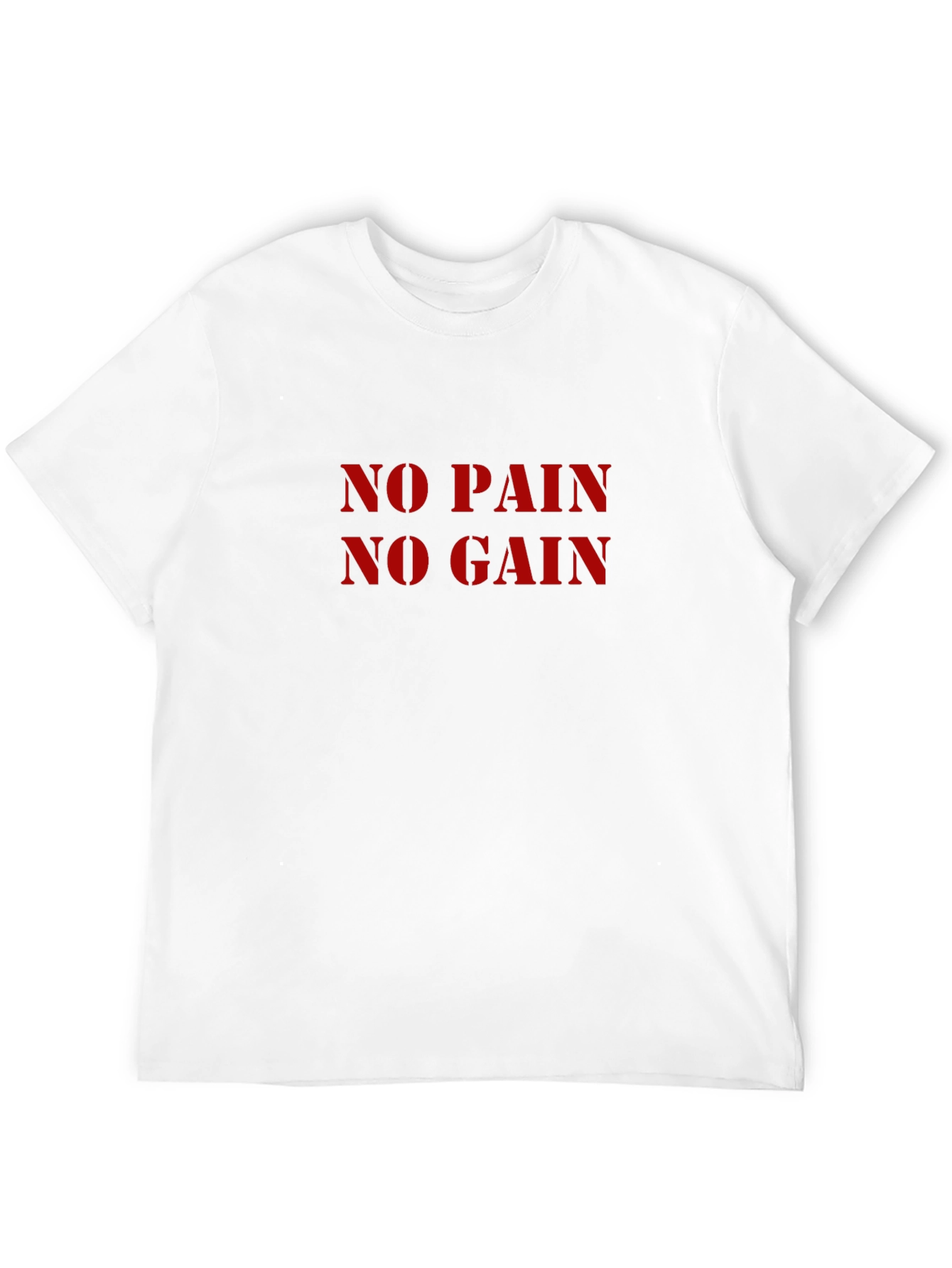 Black No Pain No Gain Graphic T-Shirt view 12