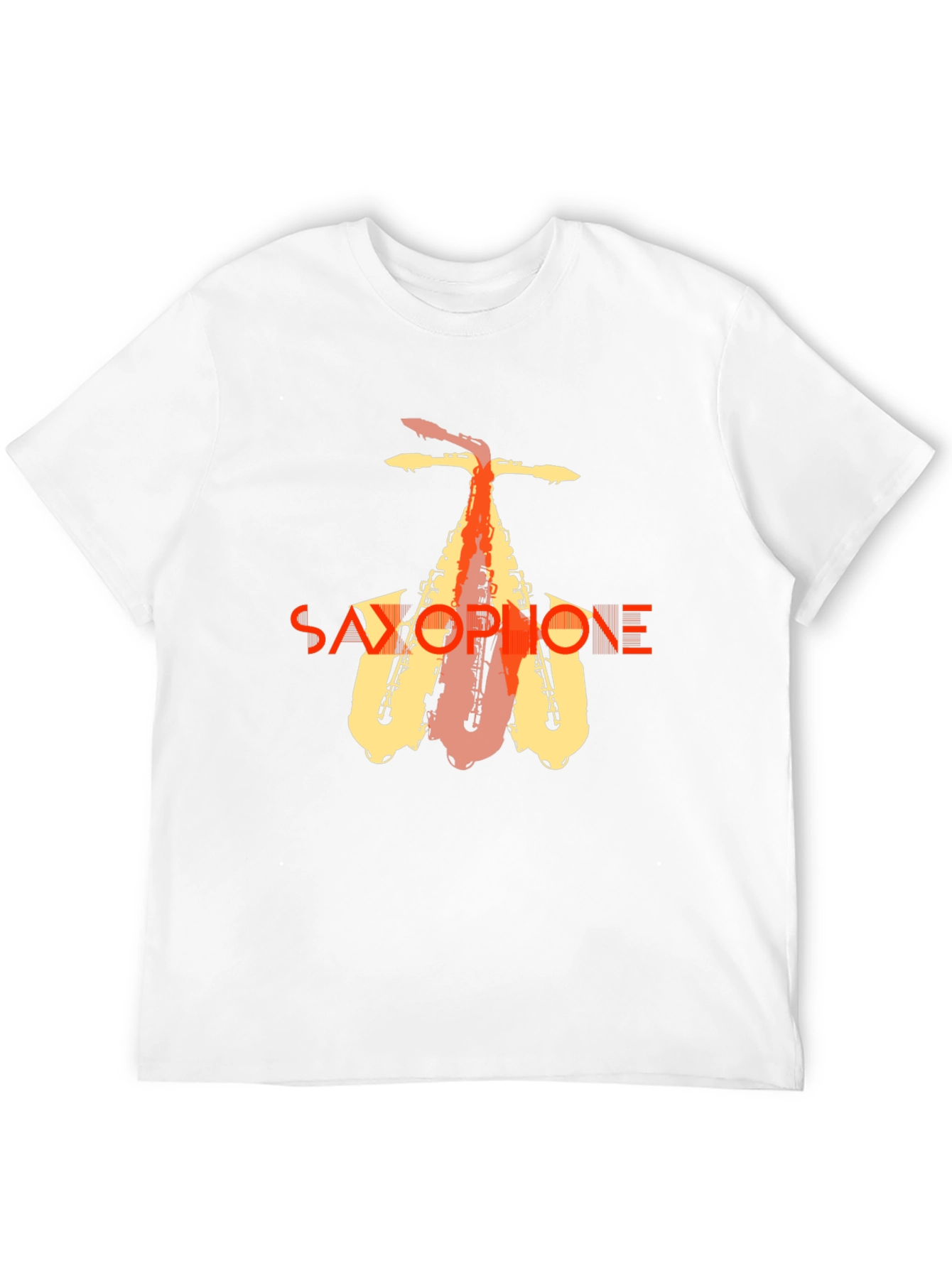 Black Saxophone Graphic Tee - Stylish Music Lover T-Shirt view 12
