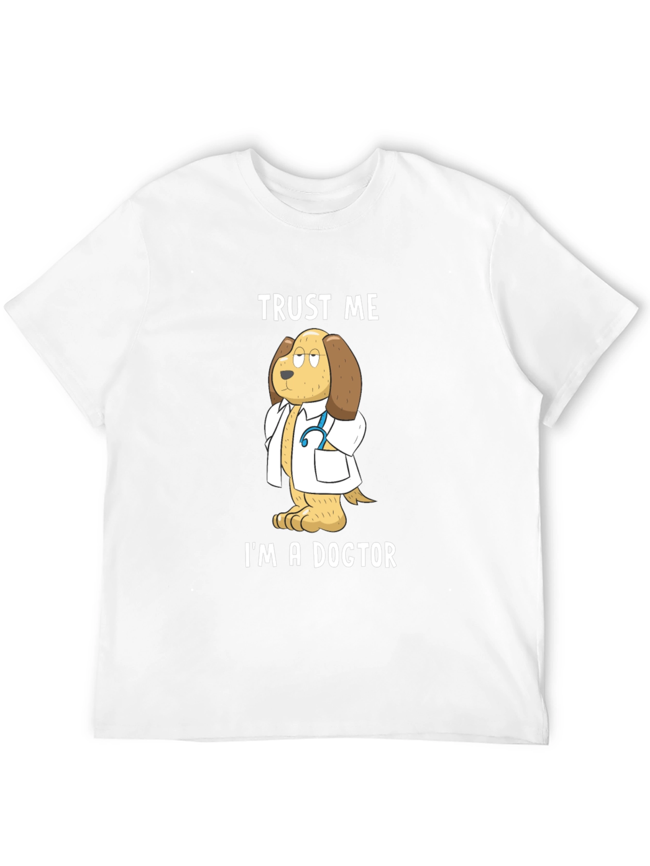 Black Trust Me I'm A Dogtor T-Shirt view 12