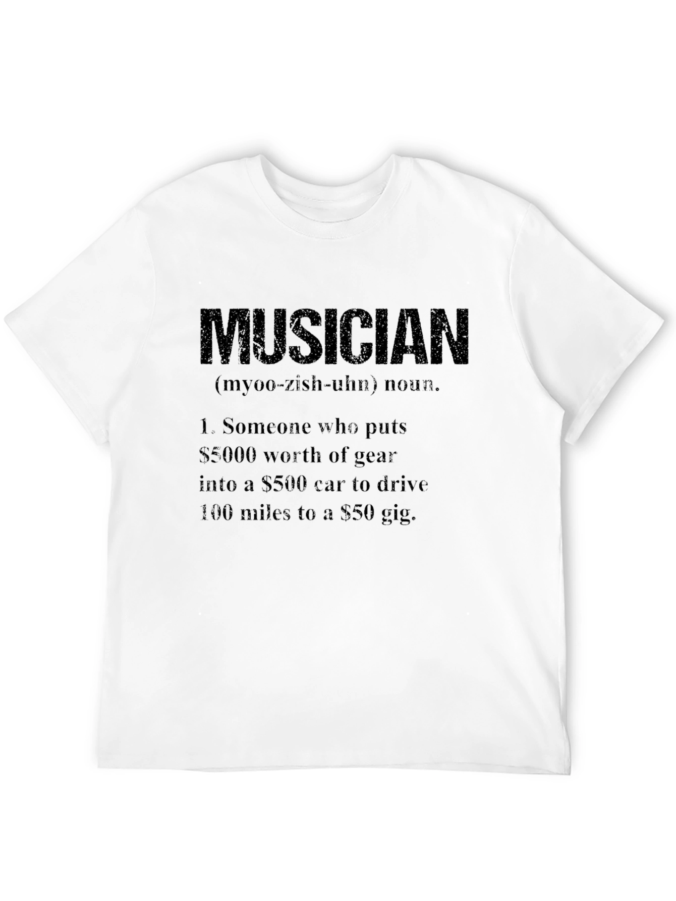 Black Musician Definition T-Shirt - Funny Music Lover Gift view 12