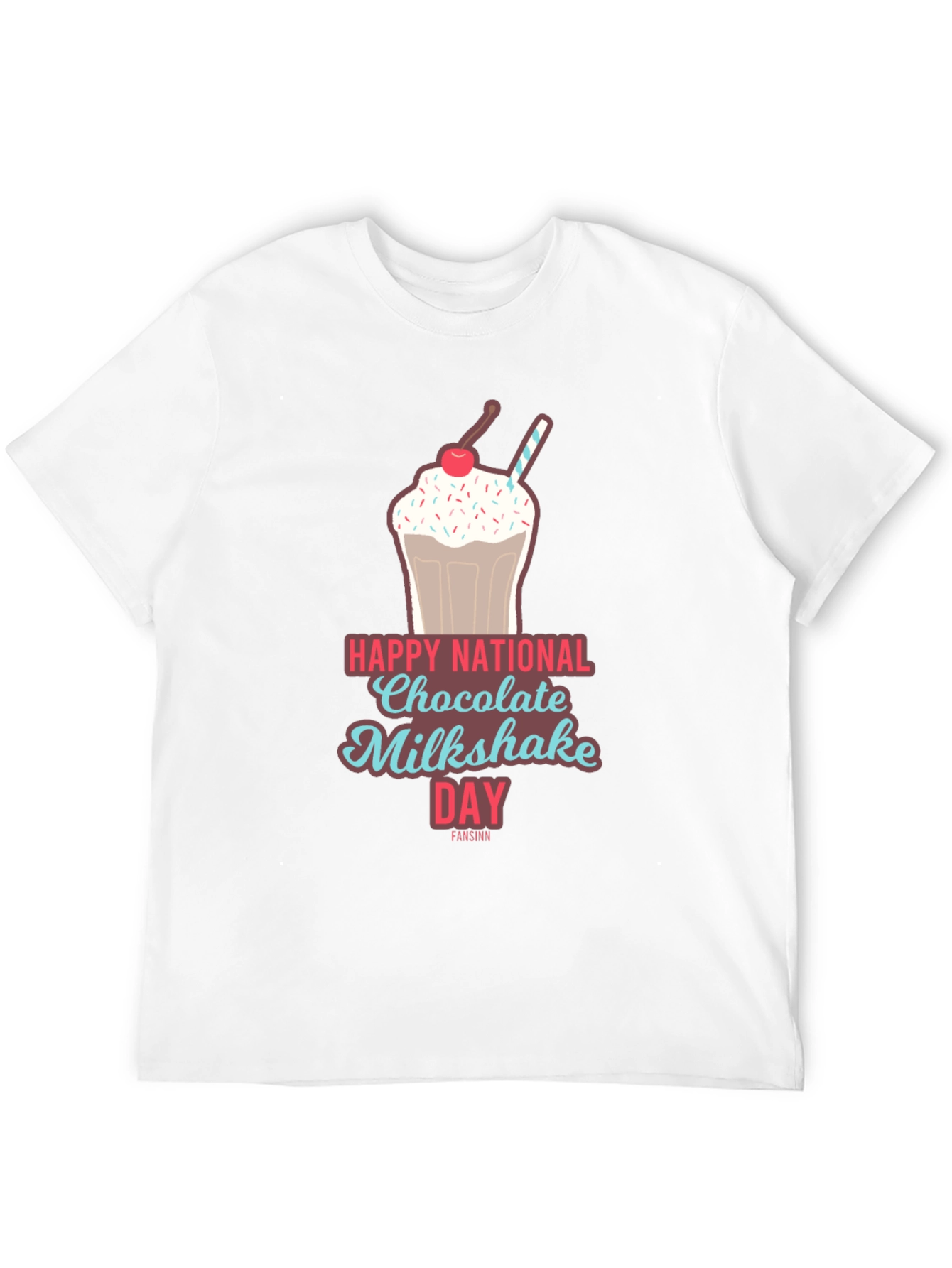 Black National Chocolate Milkshake Day T-Shirt view 12