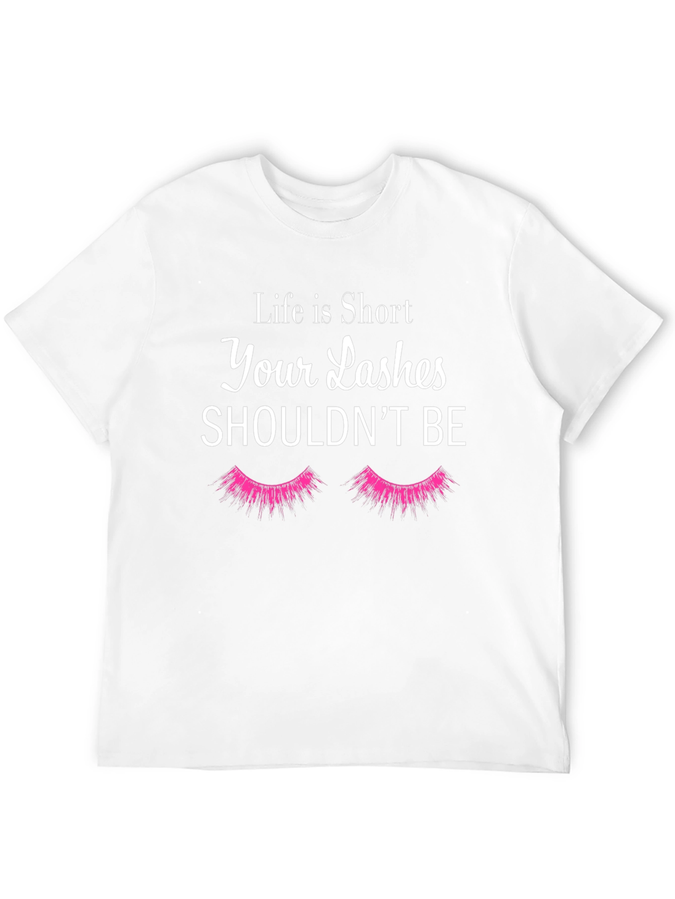 Black Life is Short Lashes Graphic T-Shirt view 12