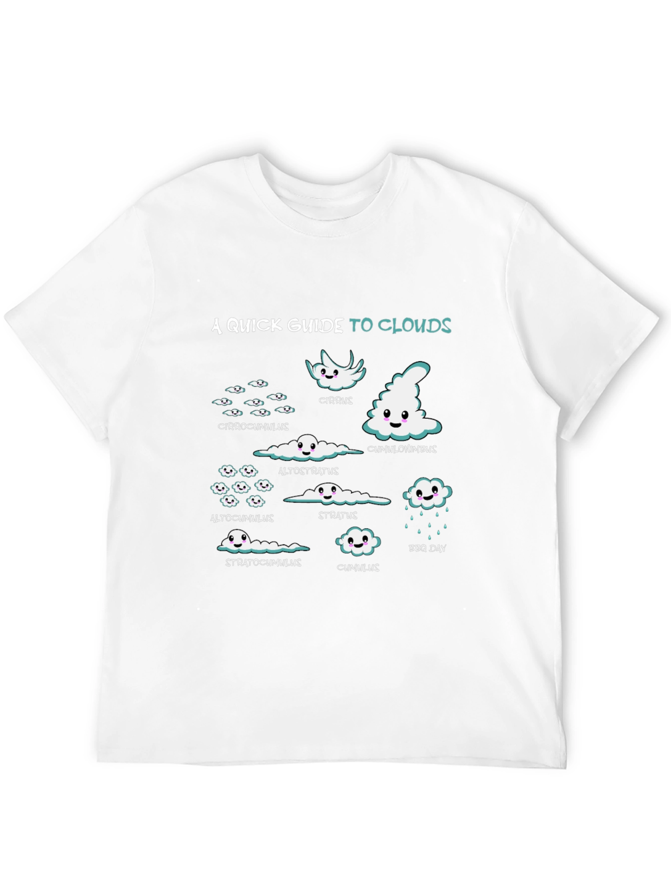 Black Clouds Graphic T-Shirt - Weather Enthusiast Tee view 12