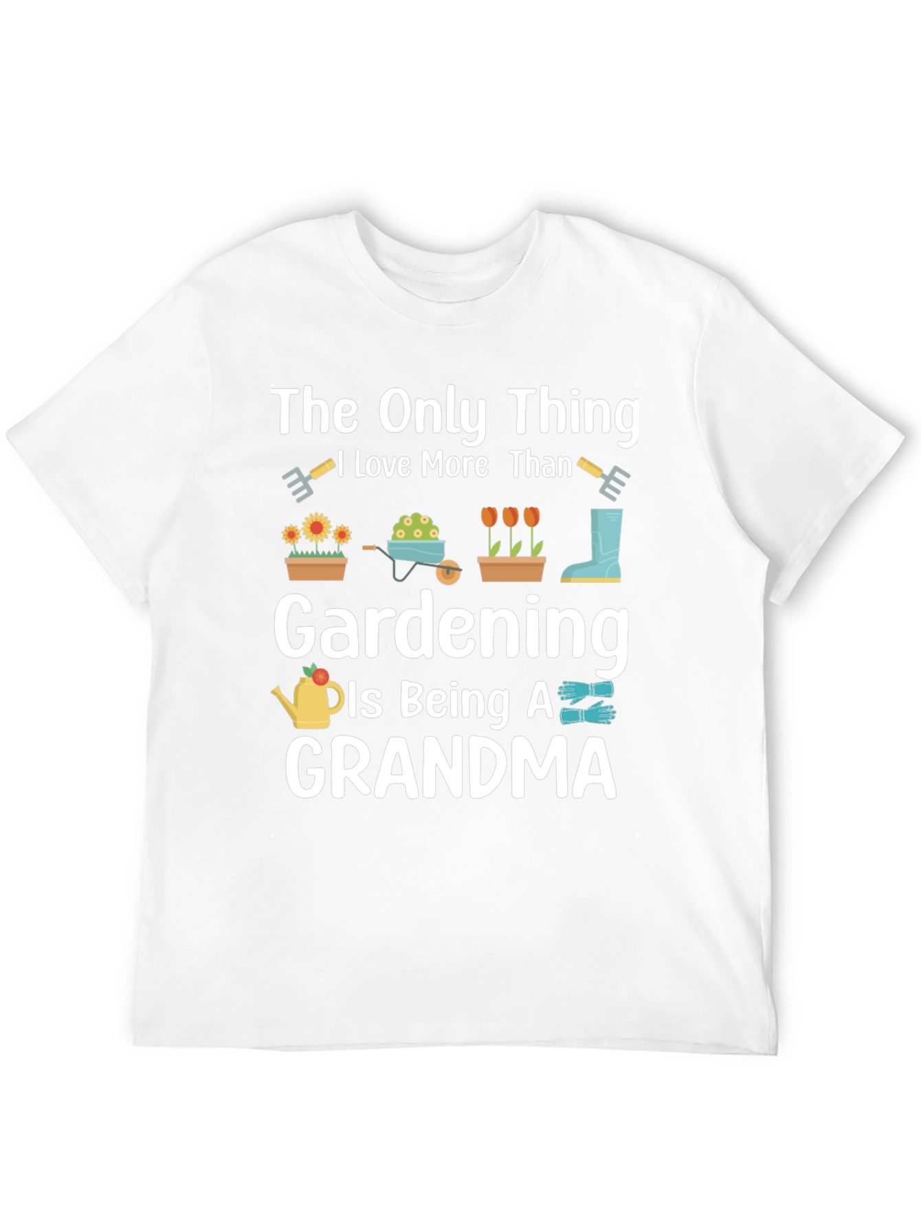 Black Gardening Grandma T-Shirt view 12