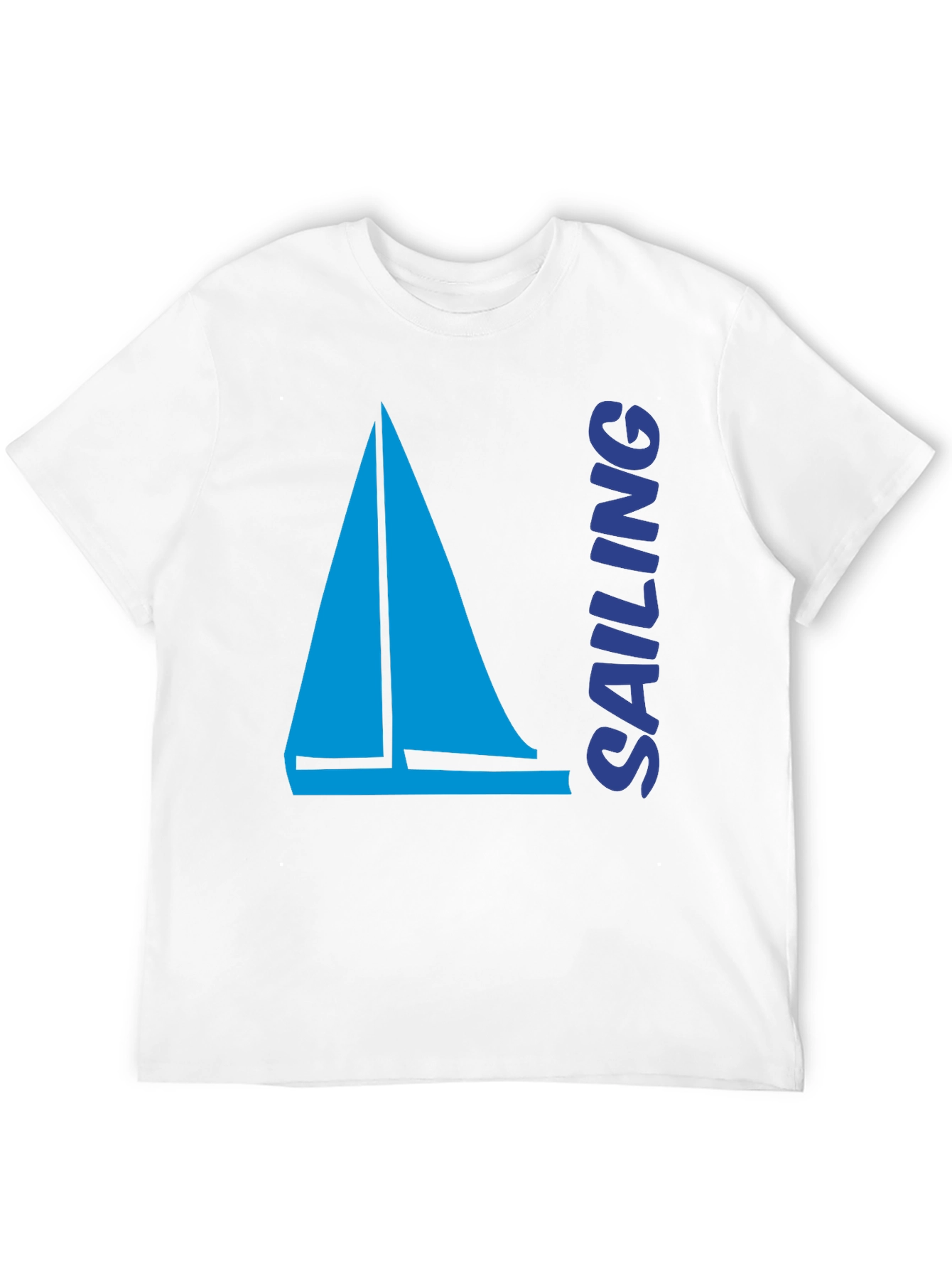 Black Sailing Boat T-Shirt | Nautical Tee view 12