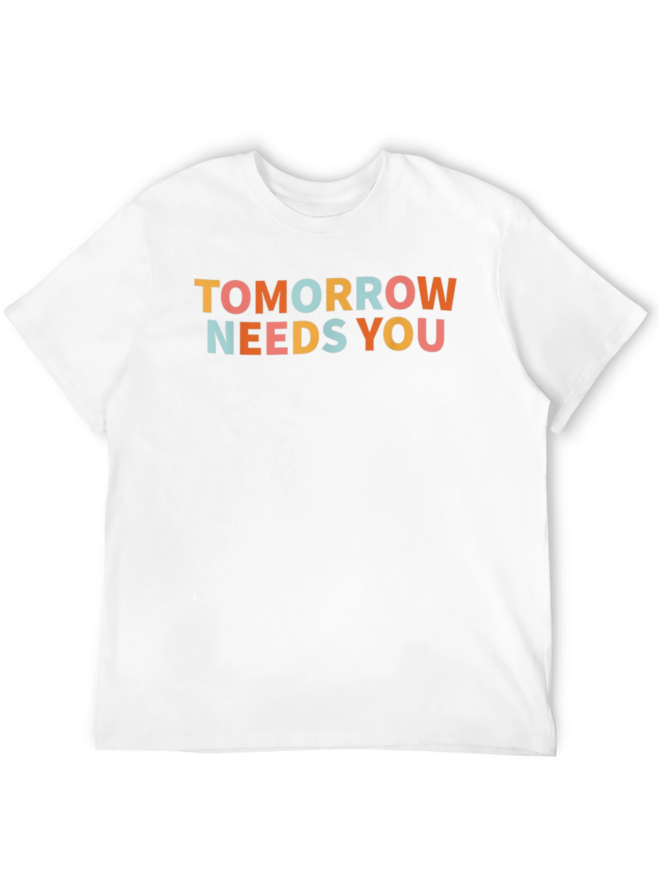 Black Tomorrow Needs You Graphic Tee - Motivational Unisex Shirt view 12