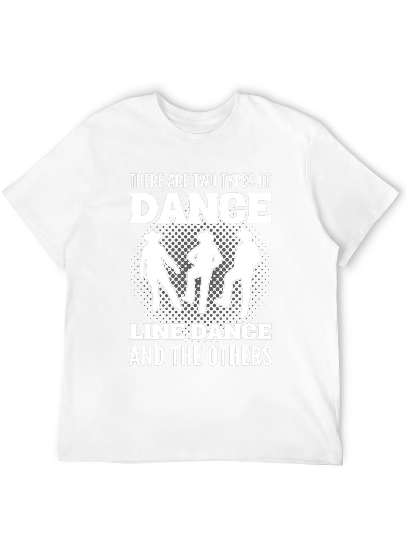 Black Line Dance Graphic Tee - Cowboy Dancing Shirt view 12