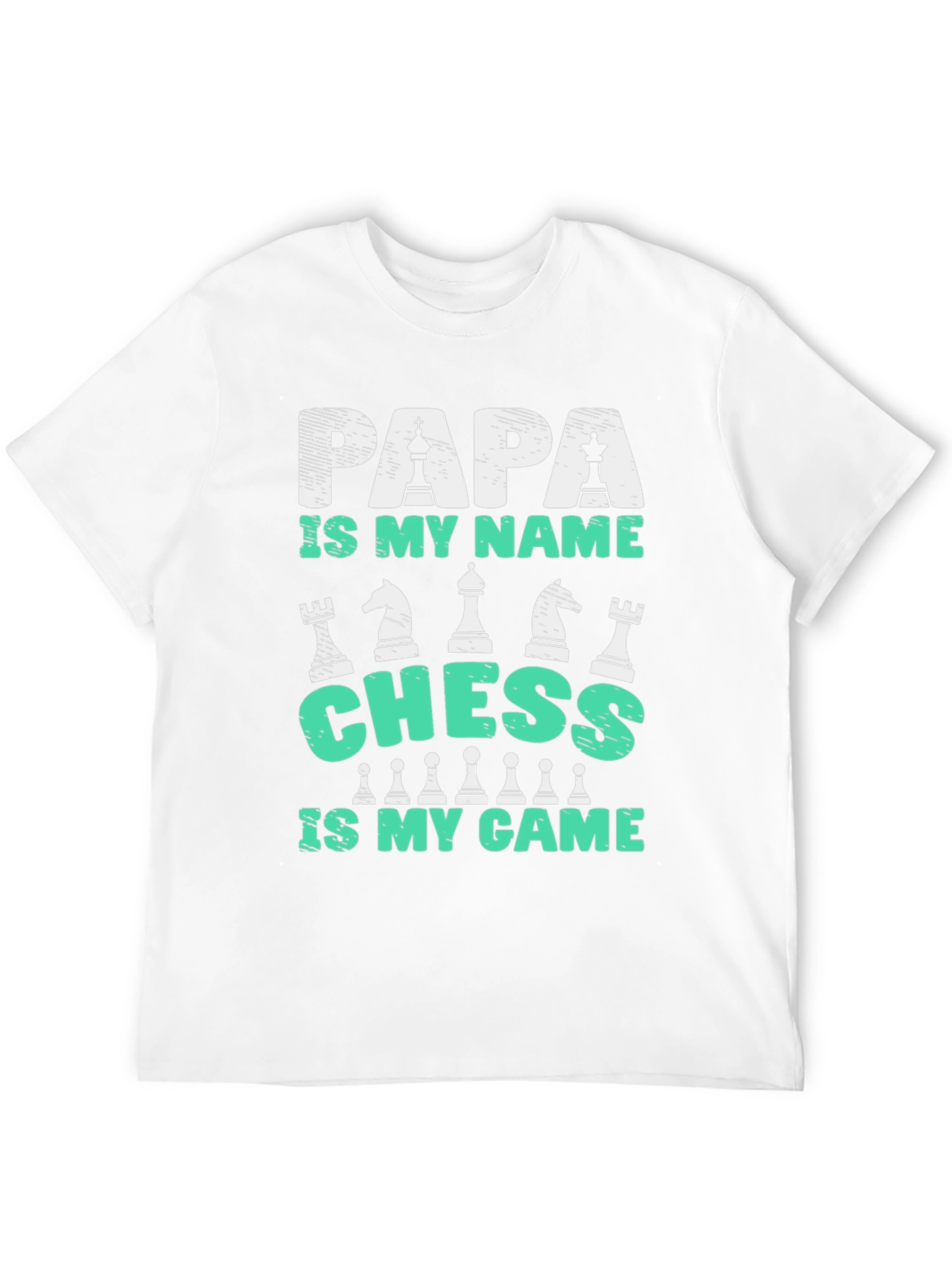 Black Papa Chess T-Shirt - 'Is My Name Is My Game' Tee view 12