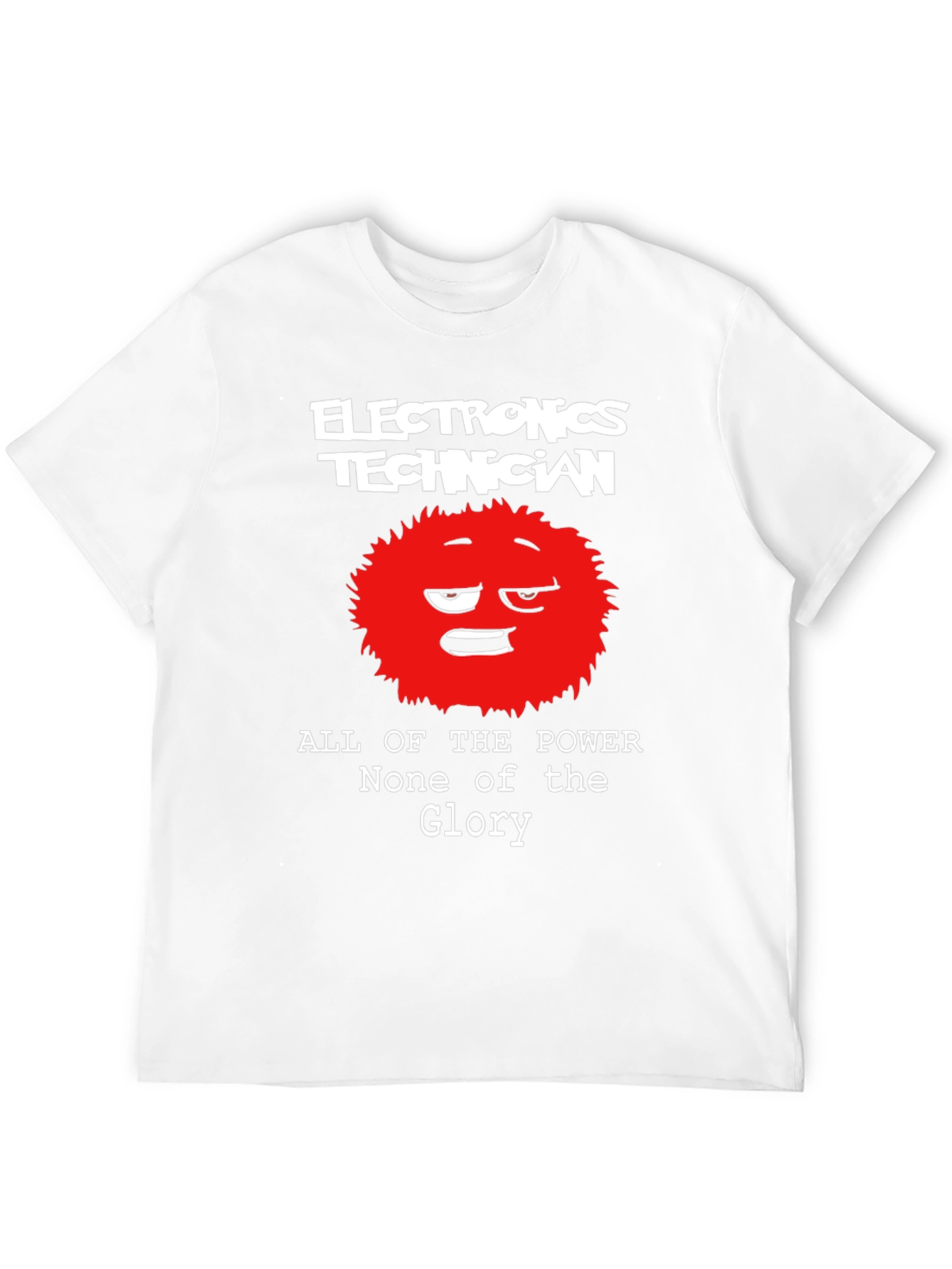 Black Electronics Technician Funny Graphic T-Shirt view 12