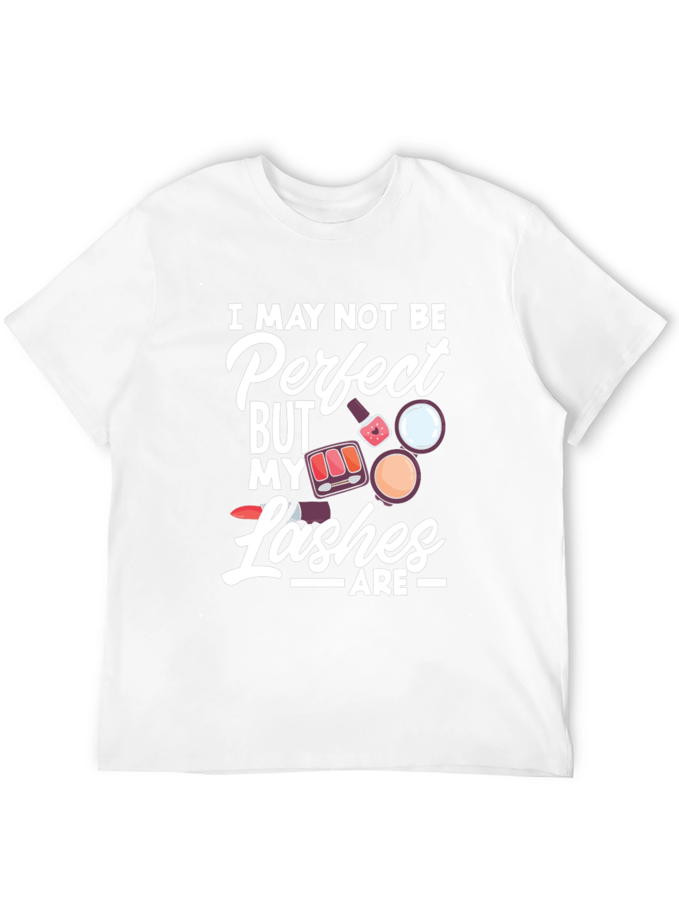 Black Perfect Lashes Graphic T-Shirt view 12