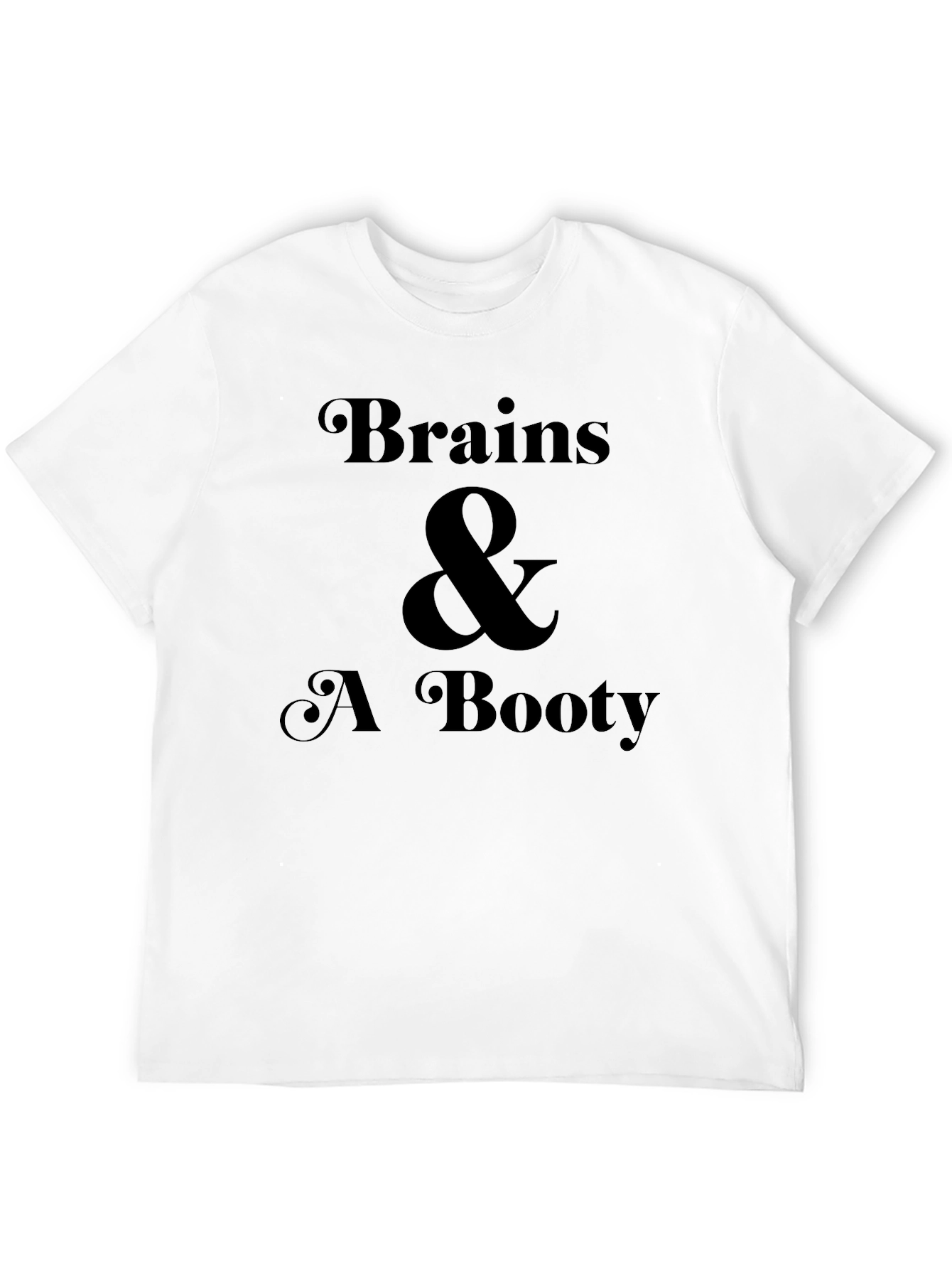 Black Brains & A Booty Black Graphic Tee view 12