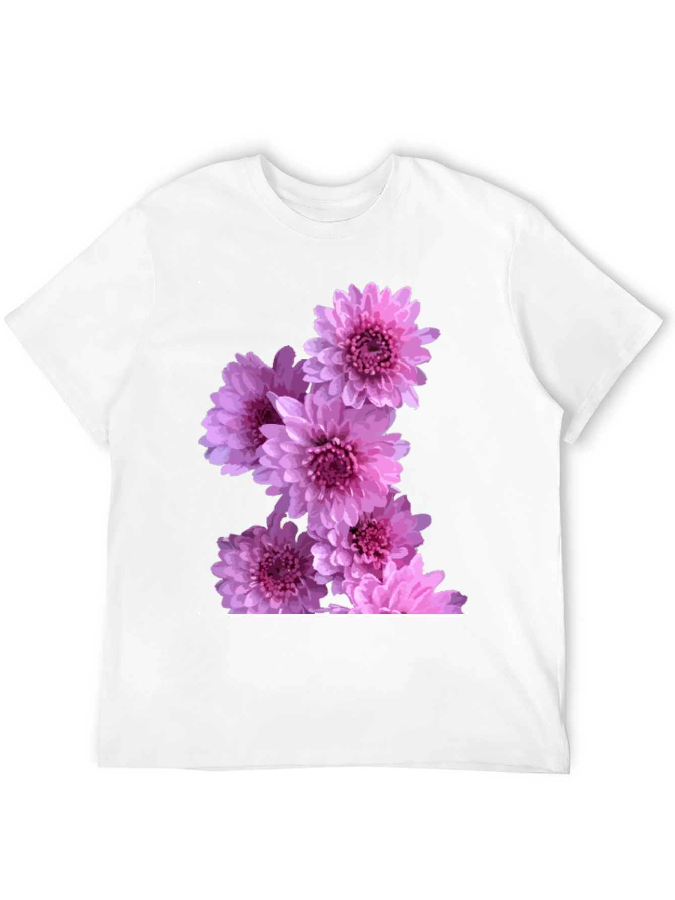 Black Floral Graphic Tee - Black Cotton Comfort view 12