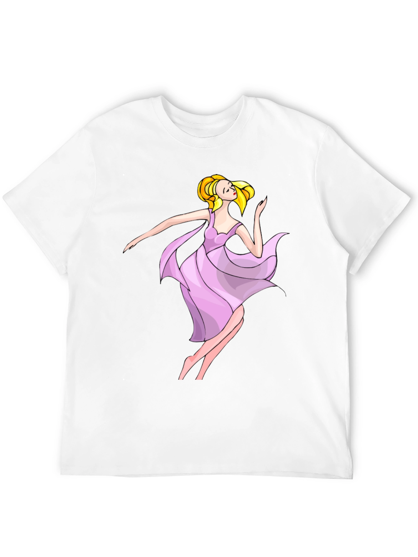Black Elegant Ballerina Graphic T-Shirt view 12
