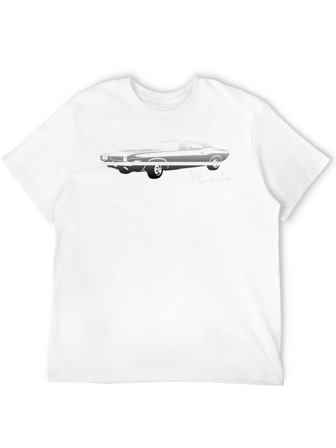 Black Muscle Car T-Shirt view 12