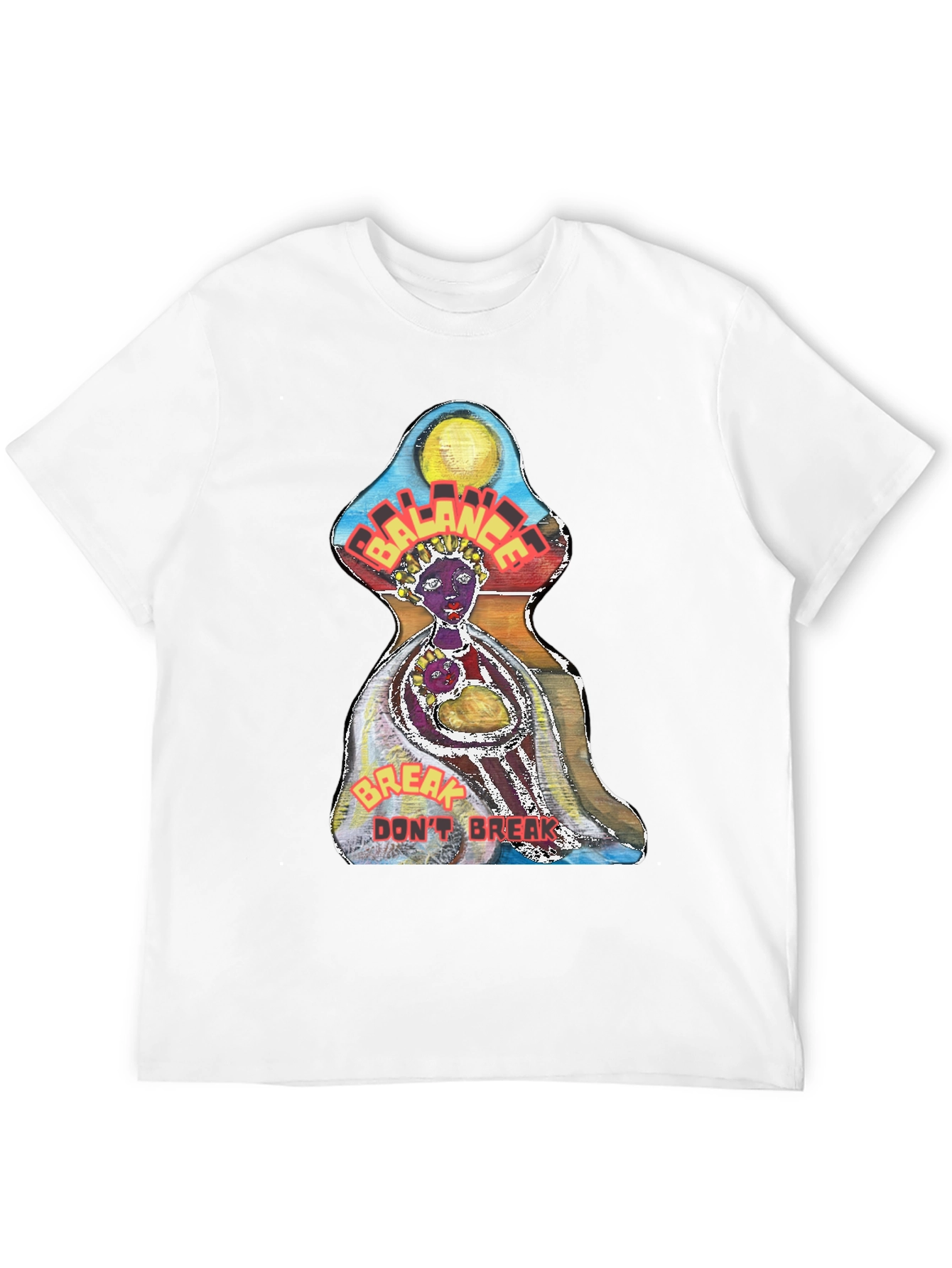 Black Balance Graphic Print Tee view 12