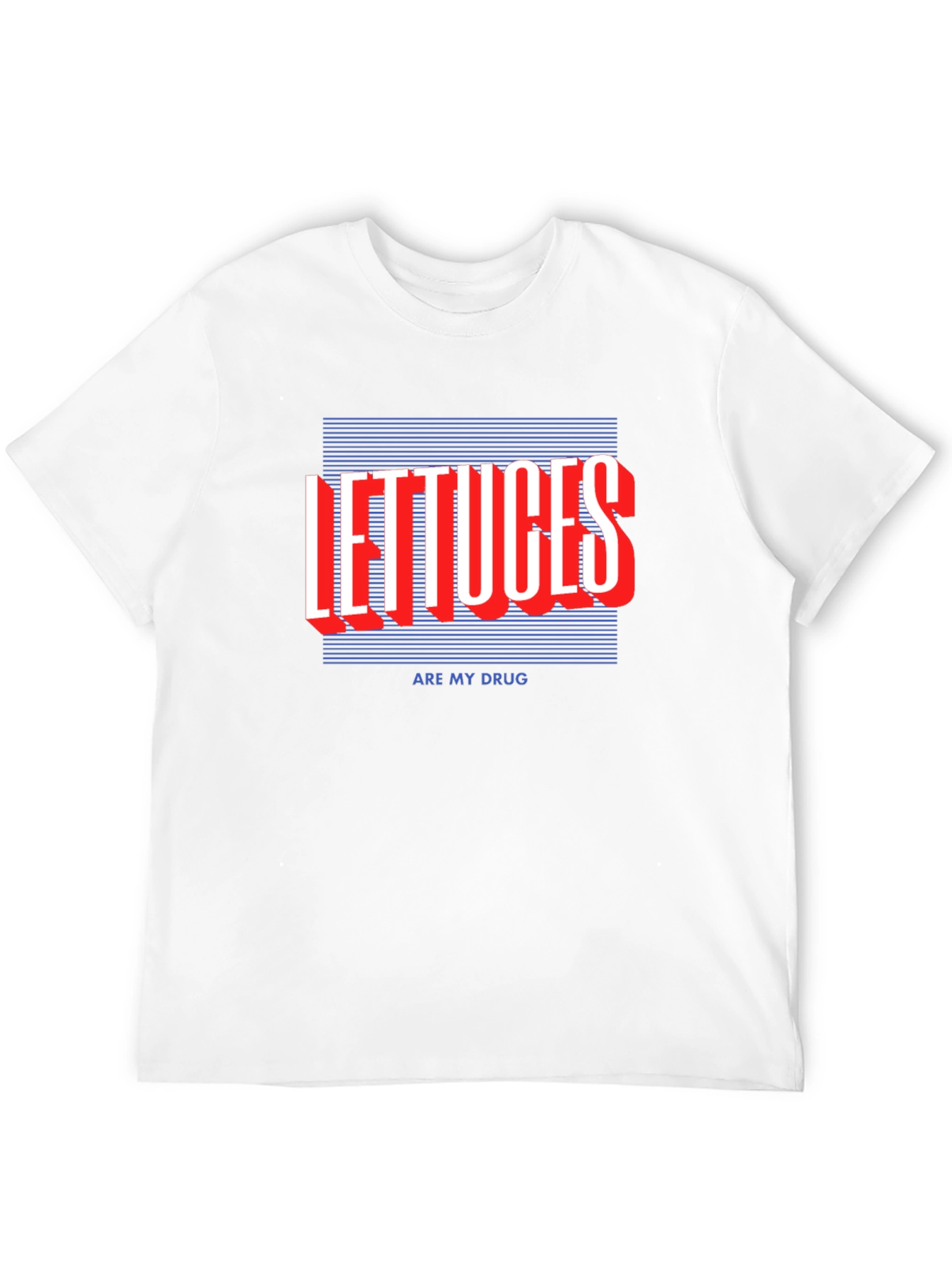 Black Lettuces Are My Drug Graphic T-Shirt view 12