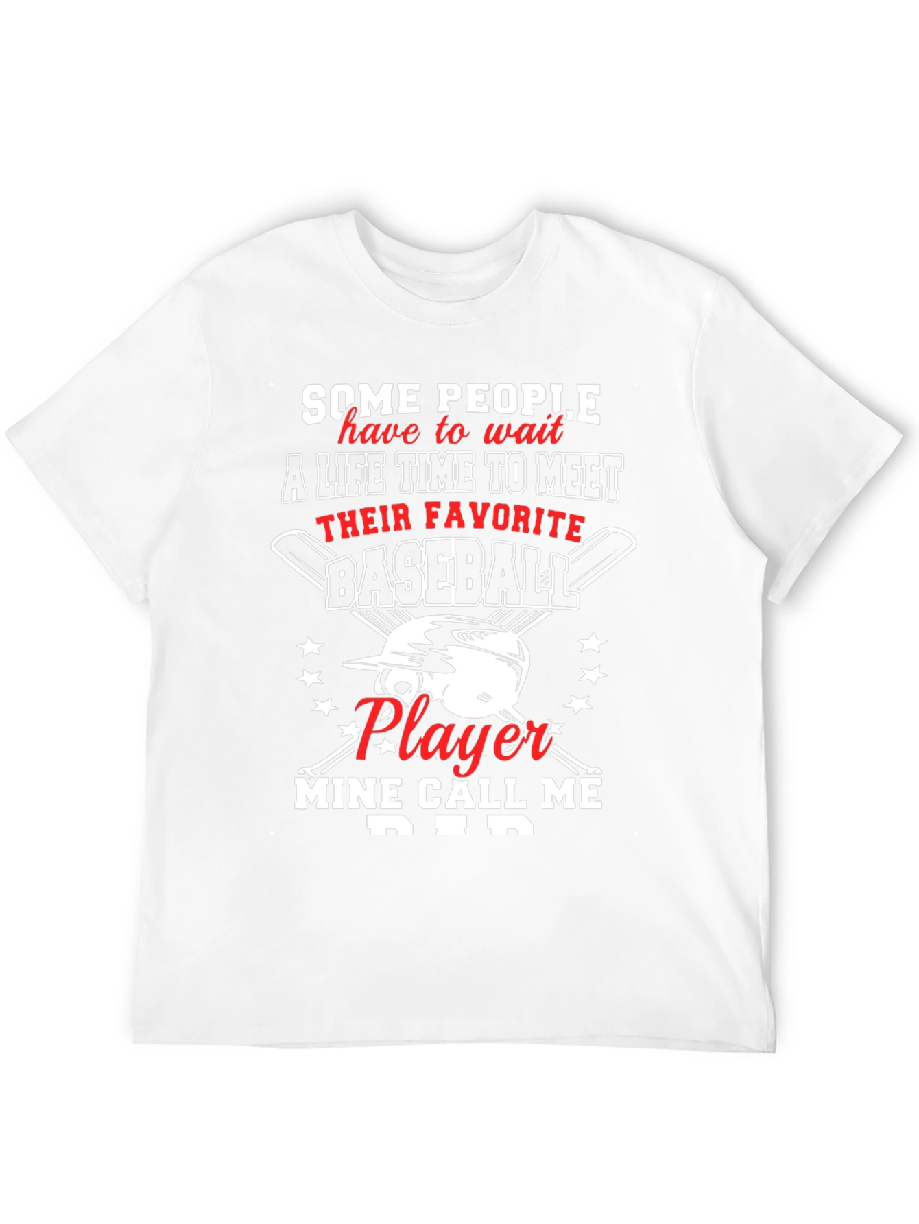 Black Baseball Dad T-Shirt - Favorite Player Gift view 12