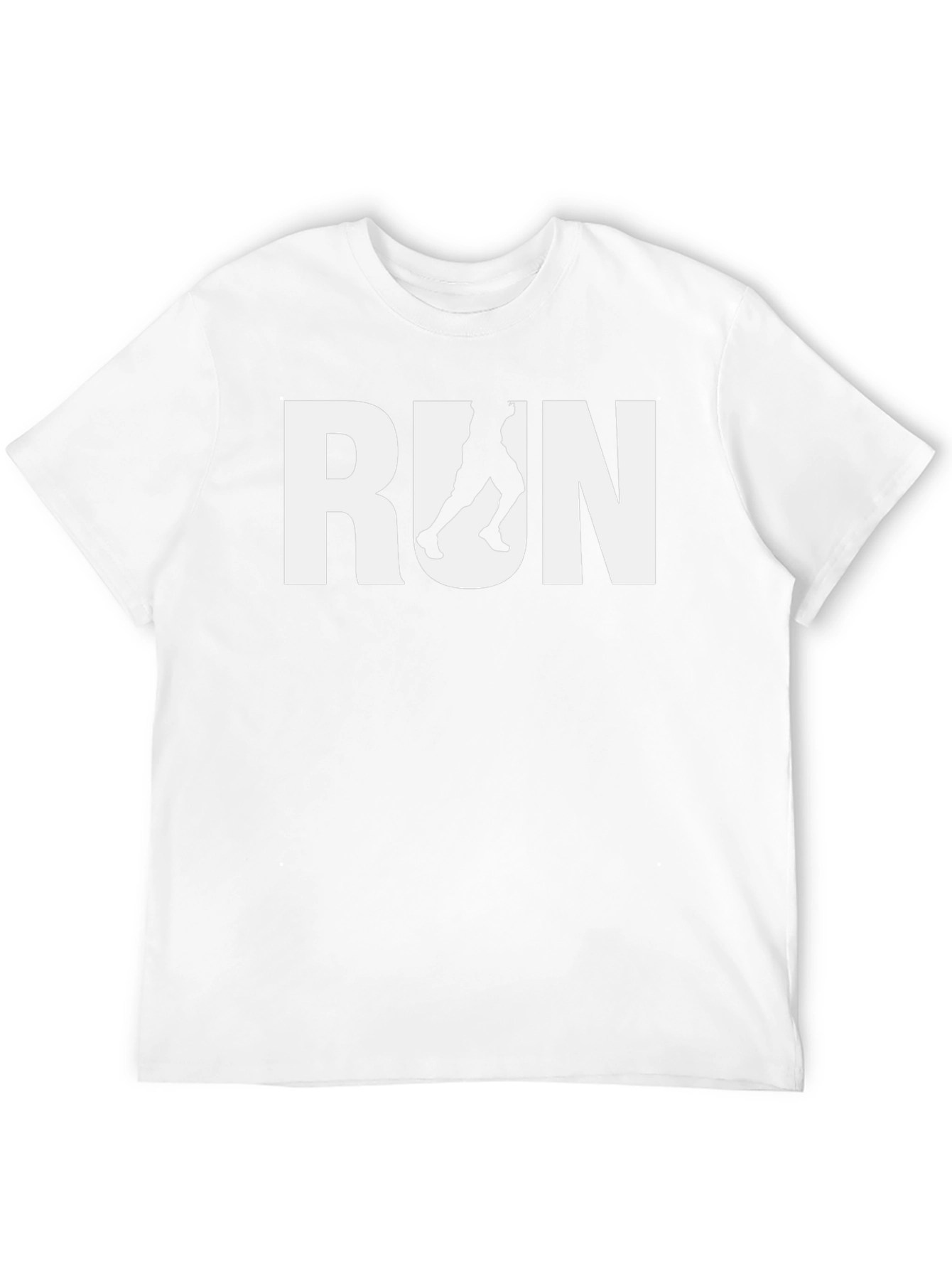 Black Run Graphic T-Shirt - Black Cotton Tee view 12