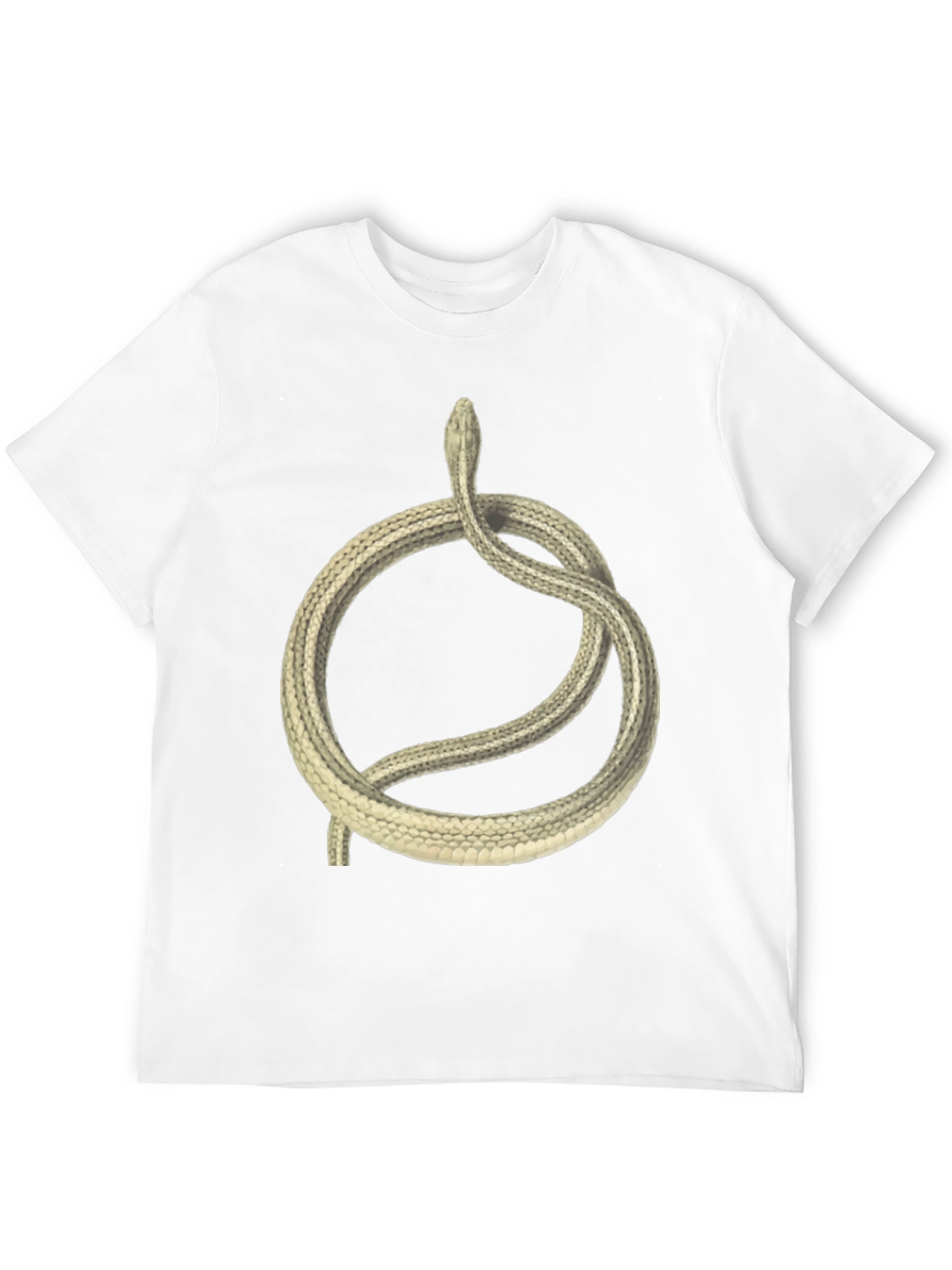 Black Snake Circle Graphic T-Shirt - Unique Animal Tee view 12