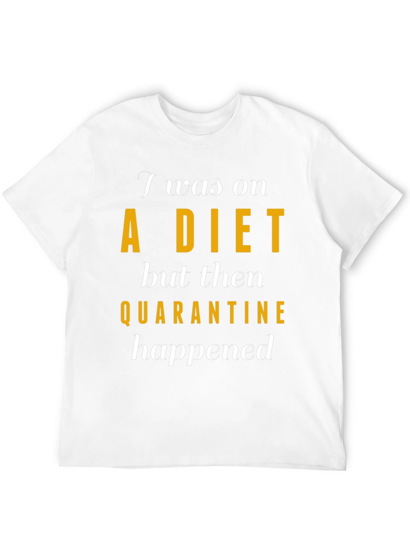 Black Quarantine Diet T-Shirt view 12
