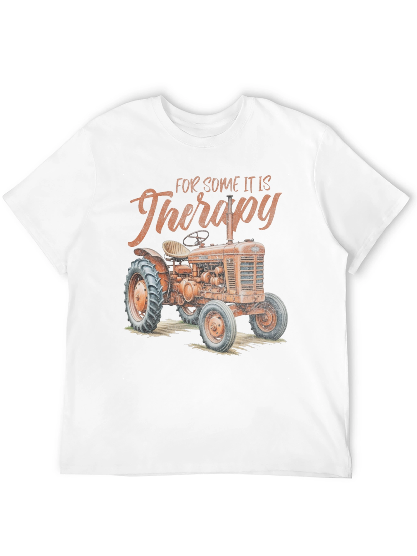Black Tractor Therapy Graphic T-Shirt view 12