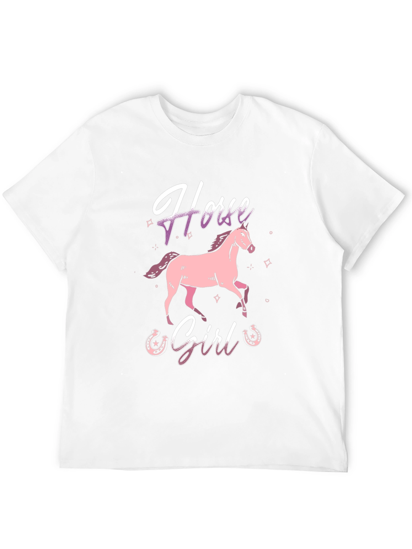 Black Horse Girl Graphic Tee - Black view 12