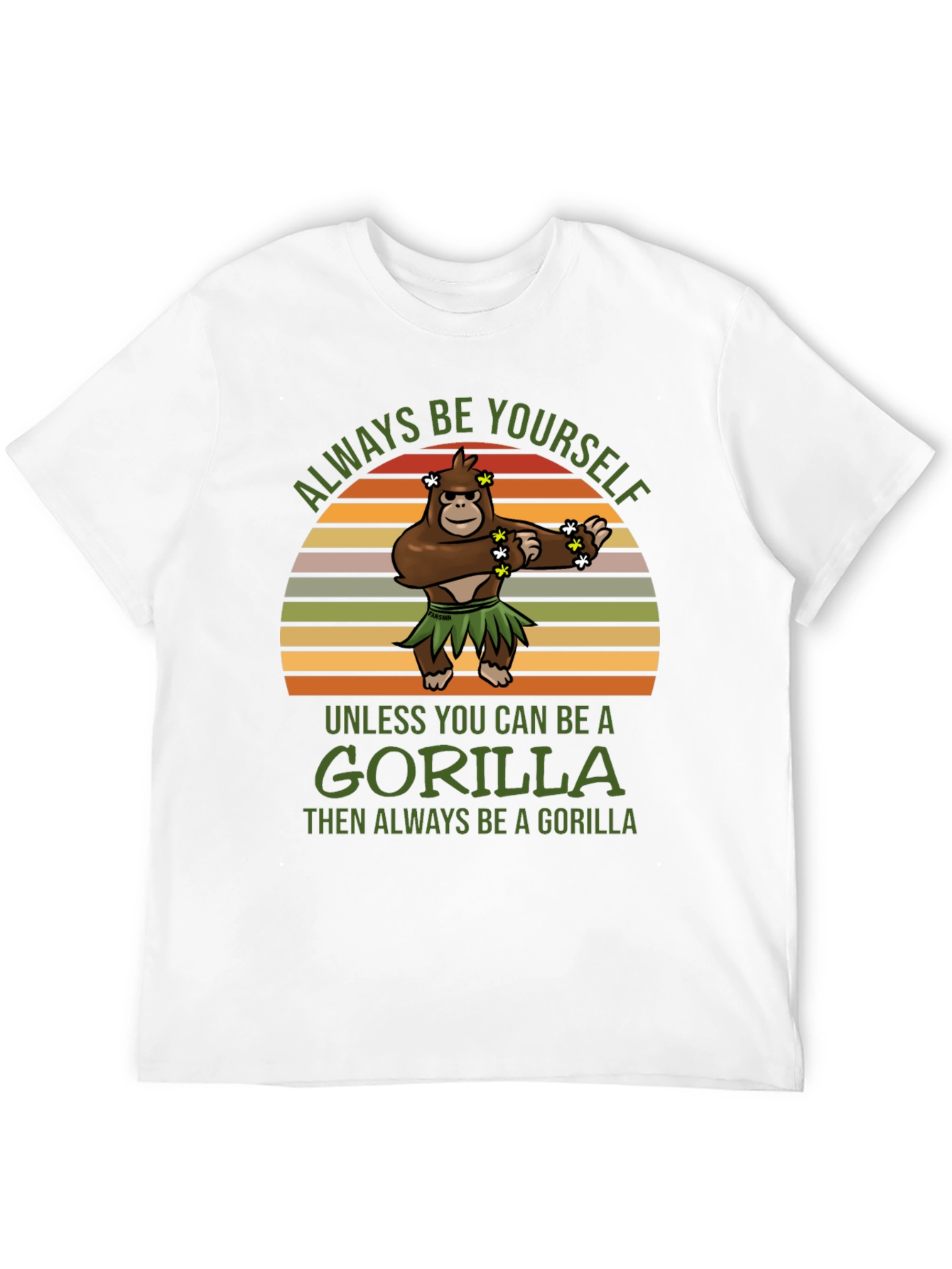 Black Always Be Yourself Unless You Can Be A Gorilla T-Shirt view 12
