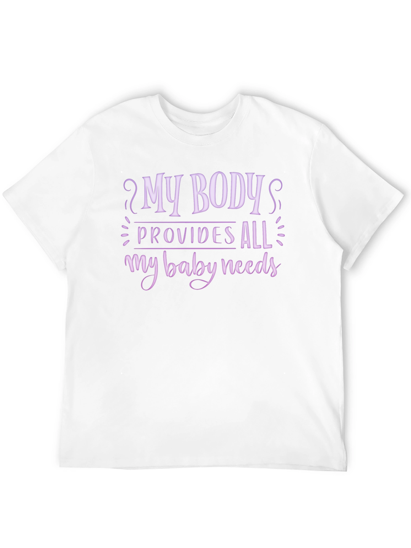 Black My Body Provides All Baby Needs T-Shirt view 12