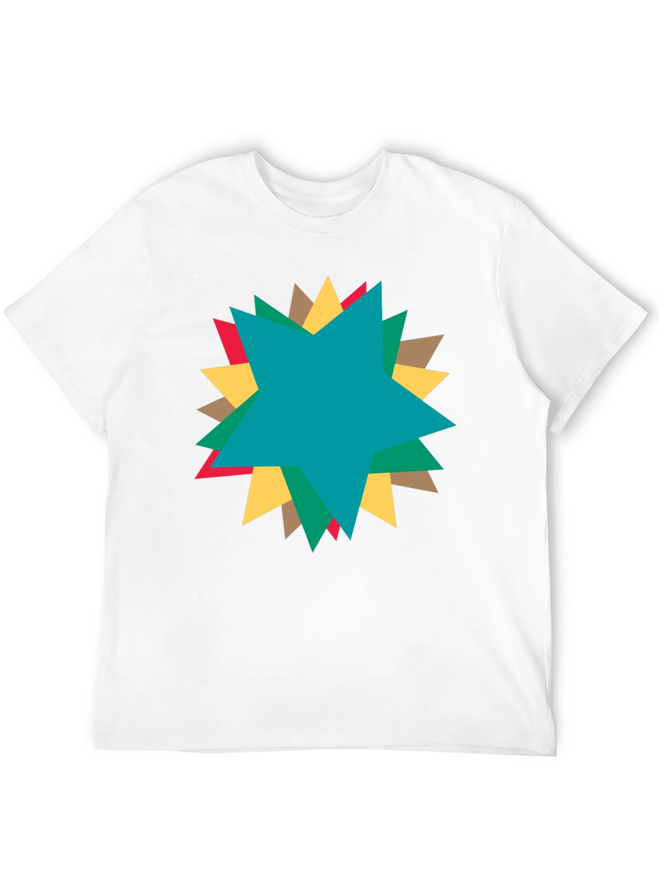Black Starburst Graphic T-Shirt - Casual Comfort view 12