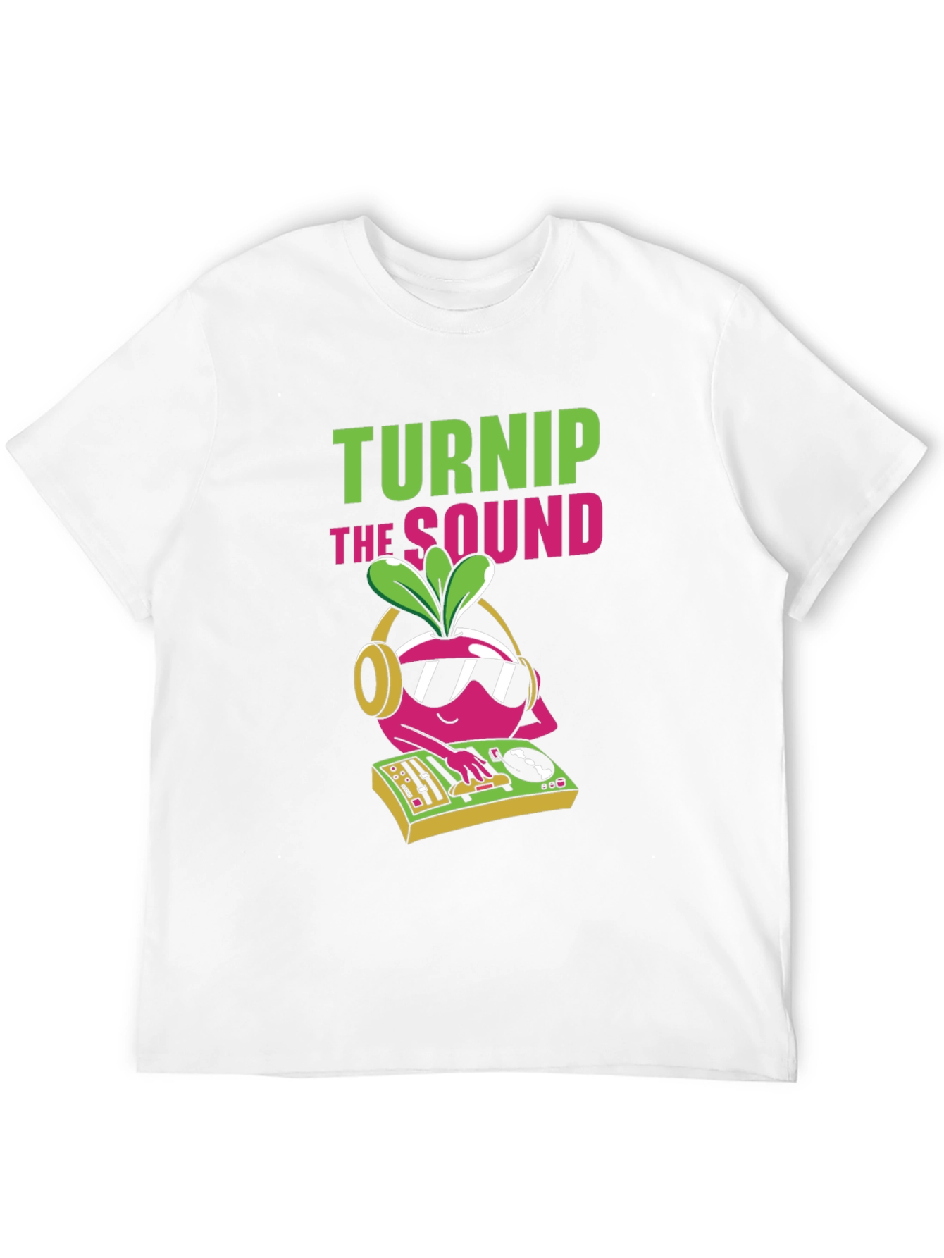 Black Turnip the Sound DJ Graphic T-Shirt view 12