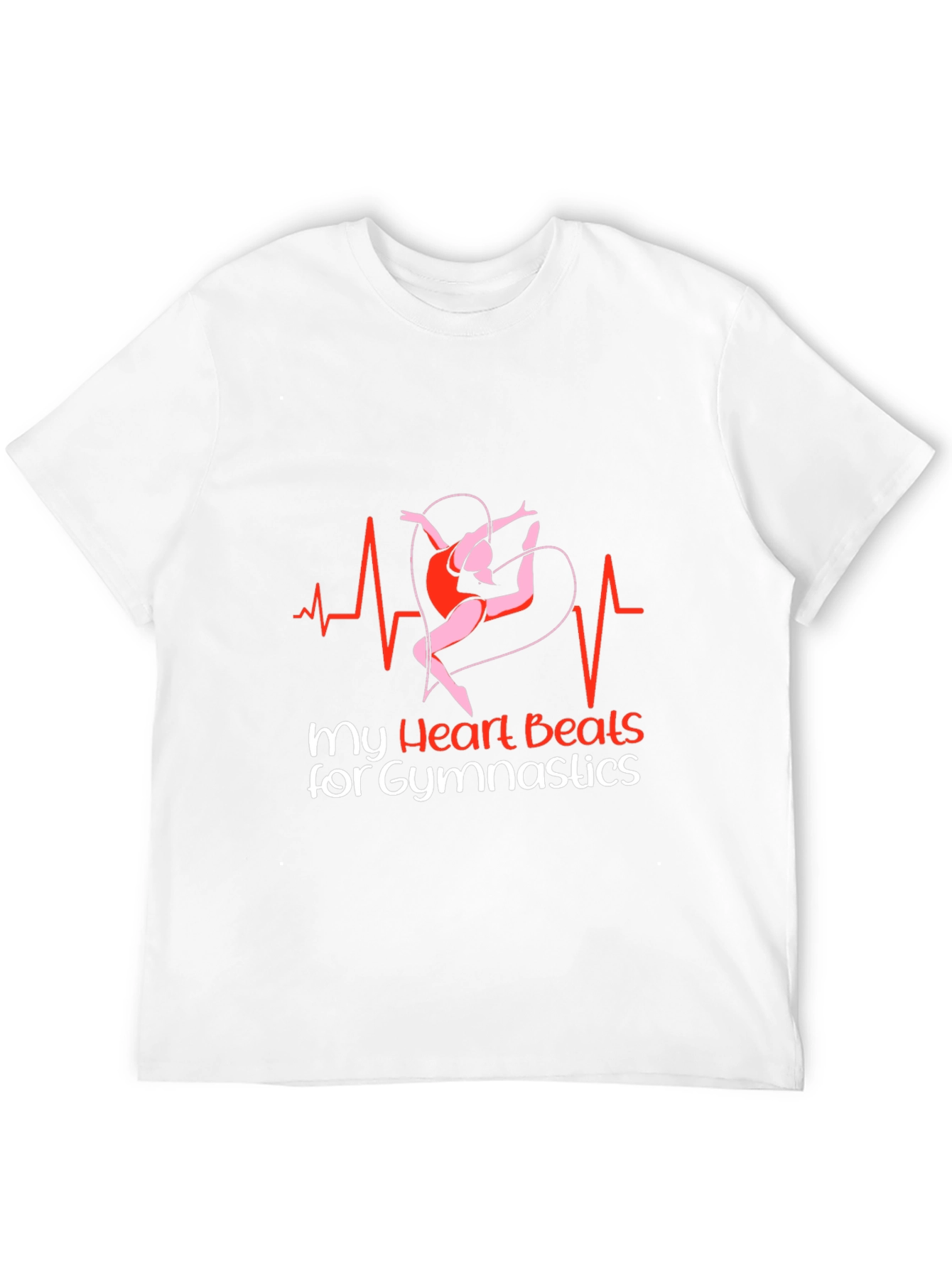 Black Gymnastics Heartbeat T-Shirt view 12
