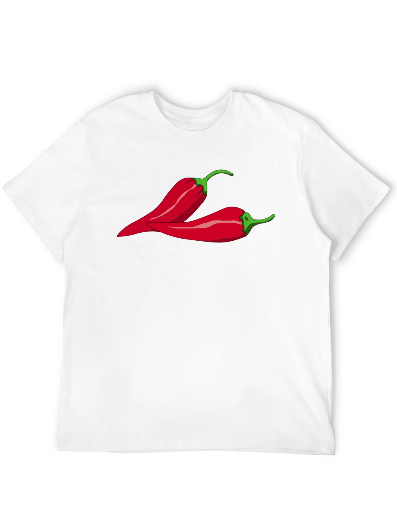 Spicy Chili Pepper Graphic T-Shirt - Black - 12