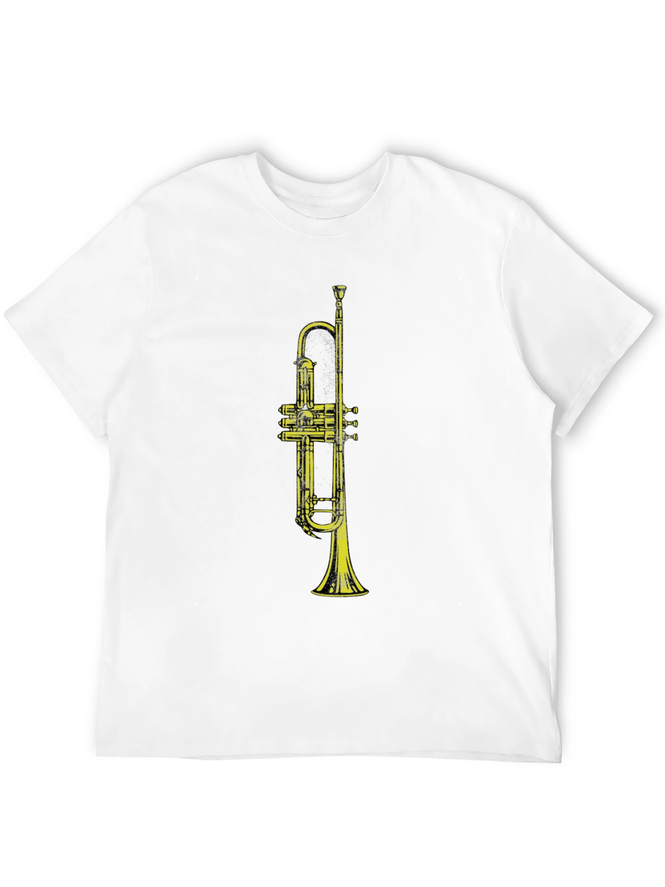 Black Trumpet Graphic Black T-Shirt view 12