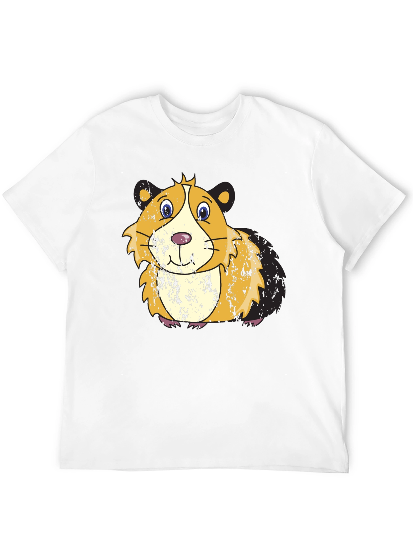Black Cute Guinea Pig Graphic Tee view 12