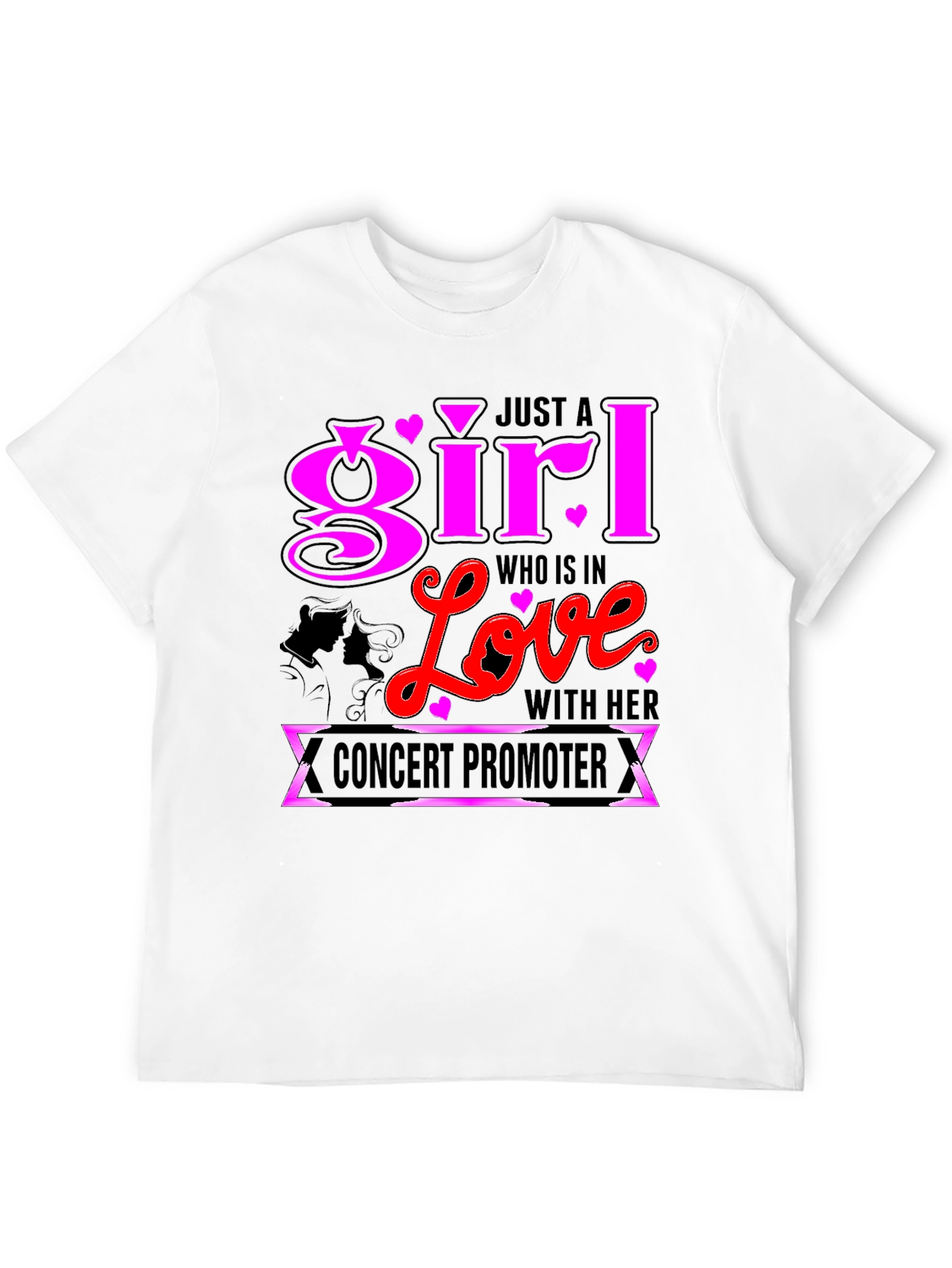 Black Girl In Love With Concert Promoter T-Shirt view 12