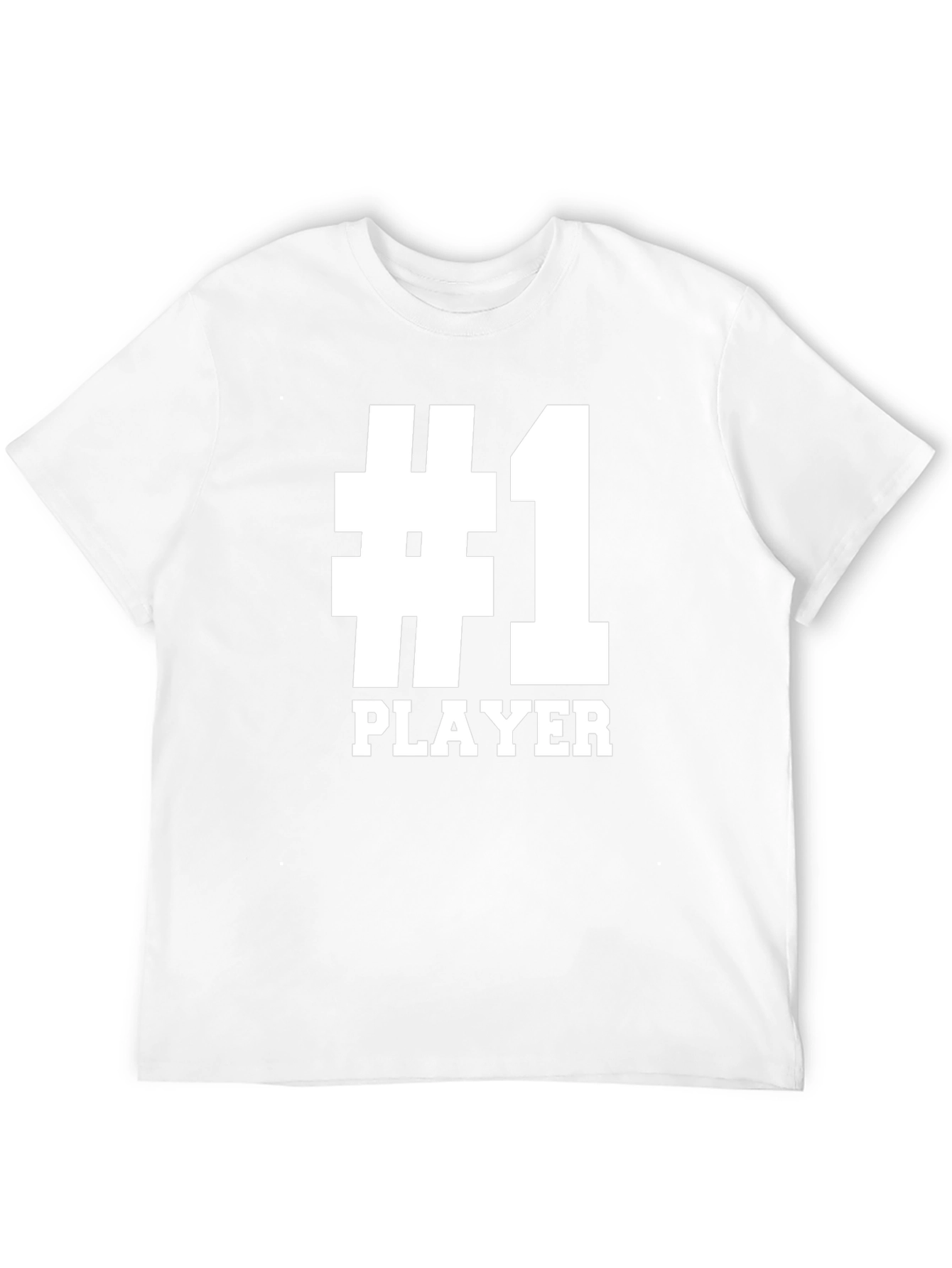 Black Number One Player T-Shirt - Black Graphic Tee view 12