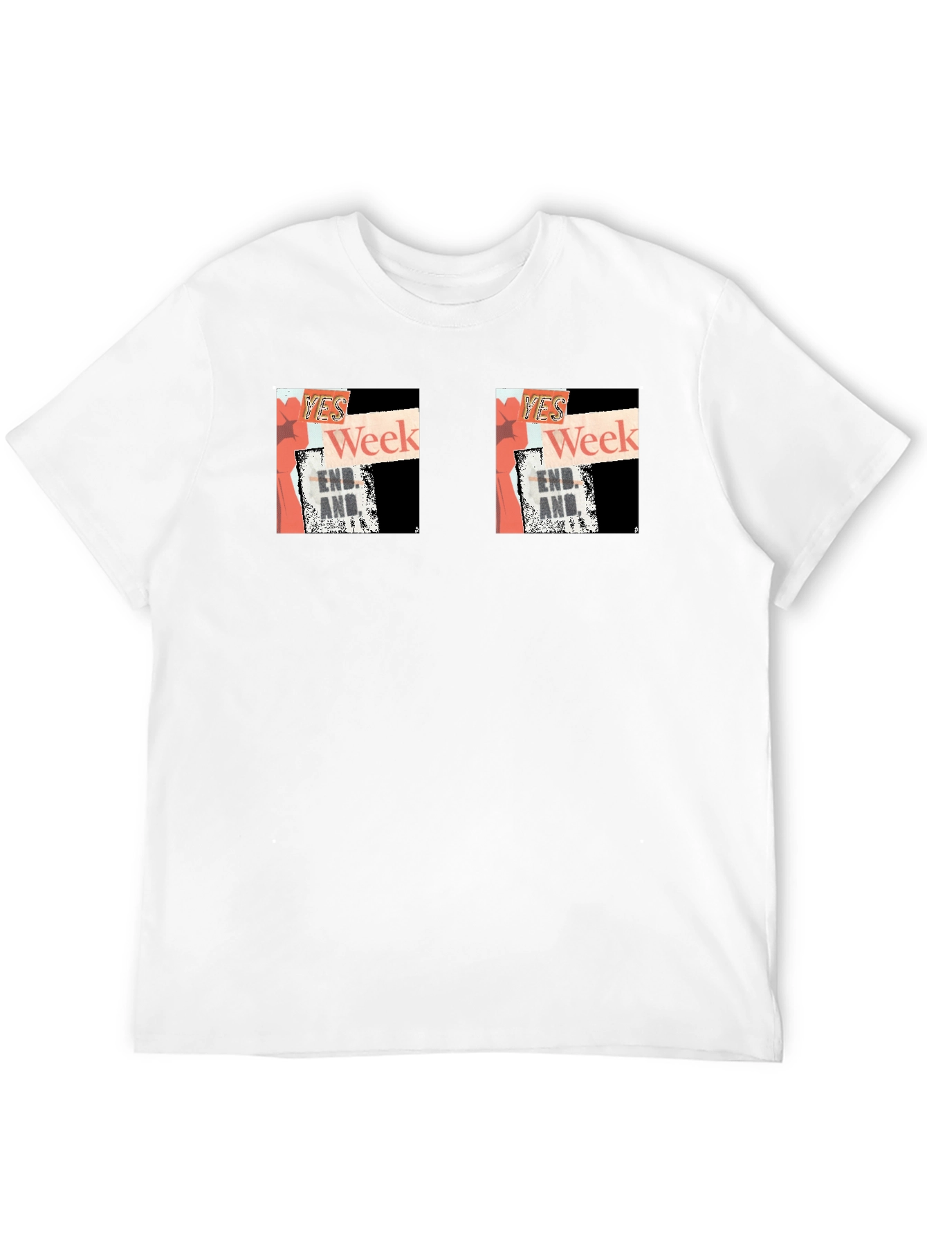 Black Yes Week End. Graphic T-Shirt view 12