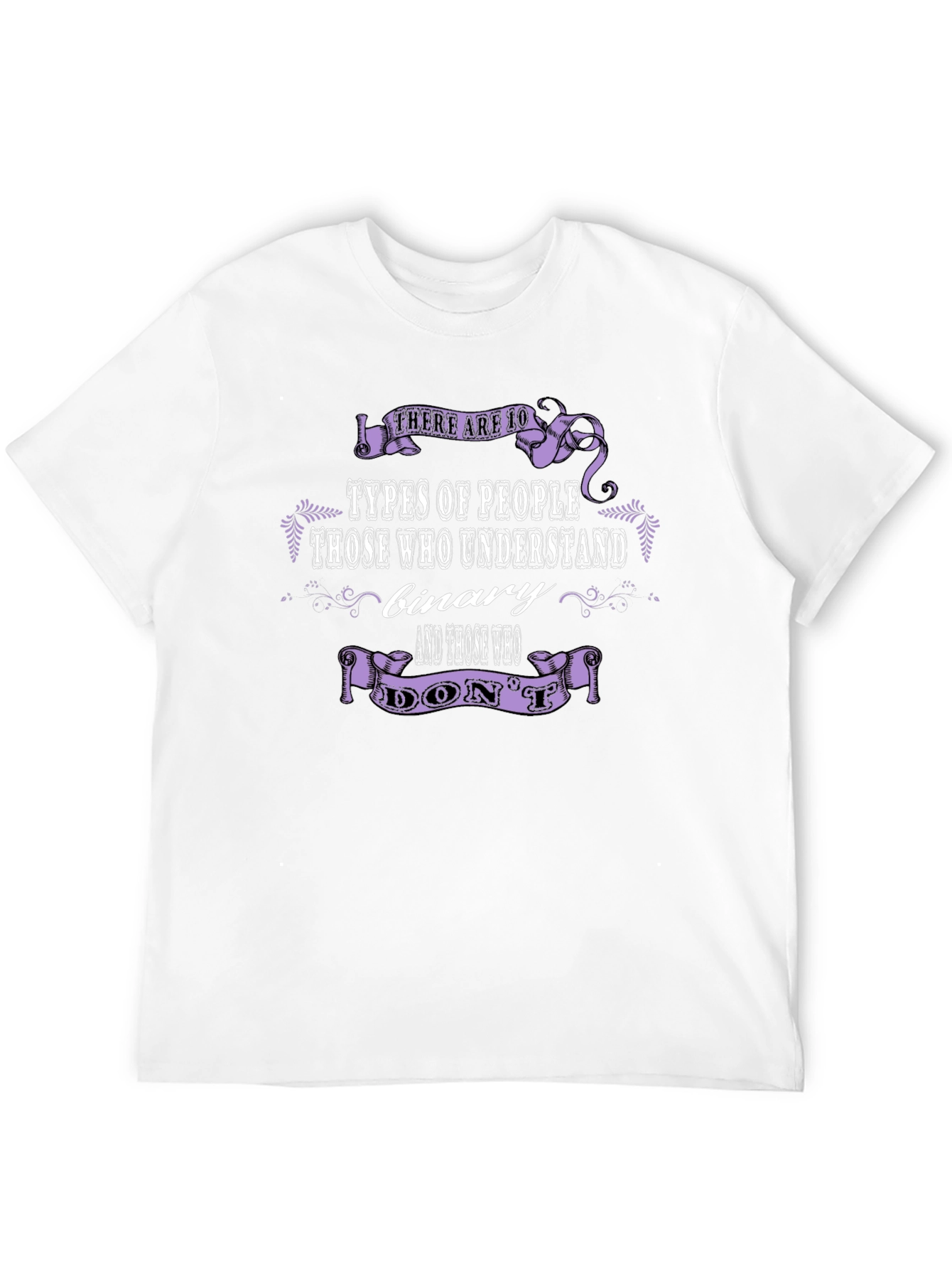 Black Binary Joke T-Shirt - Funny Geek Programmer Tee view 12