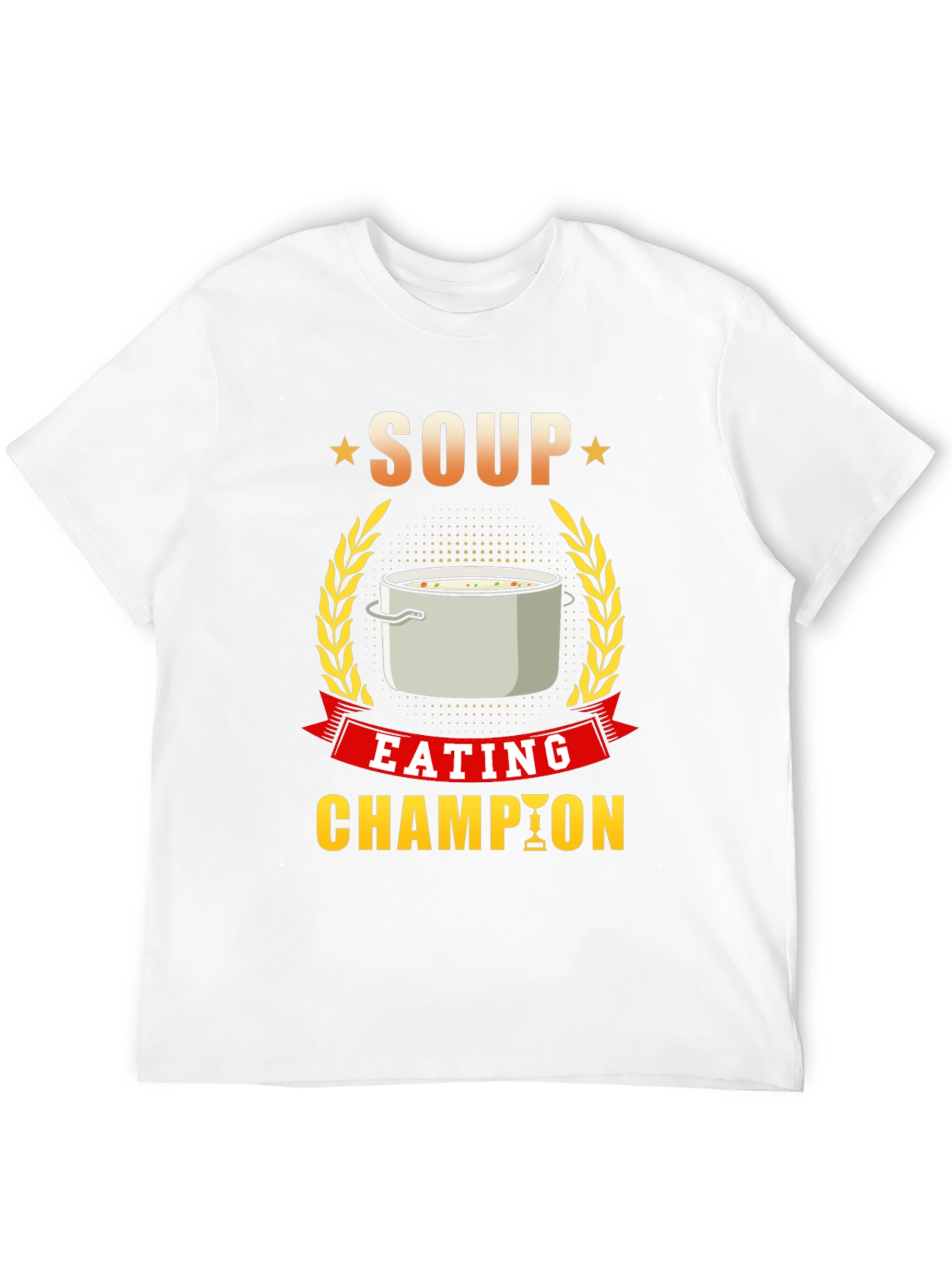 Black Soup Eating Champion T-Shirt, Funny Foodie Tee view 12