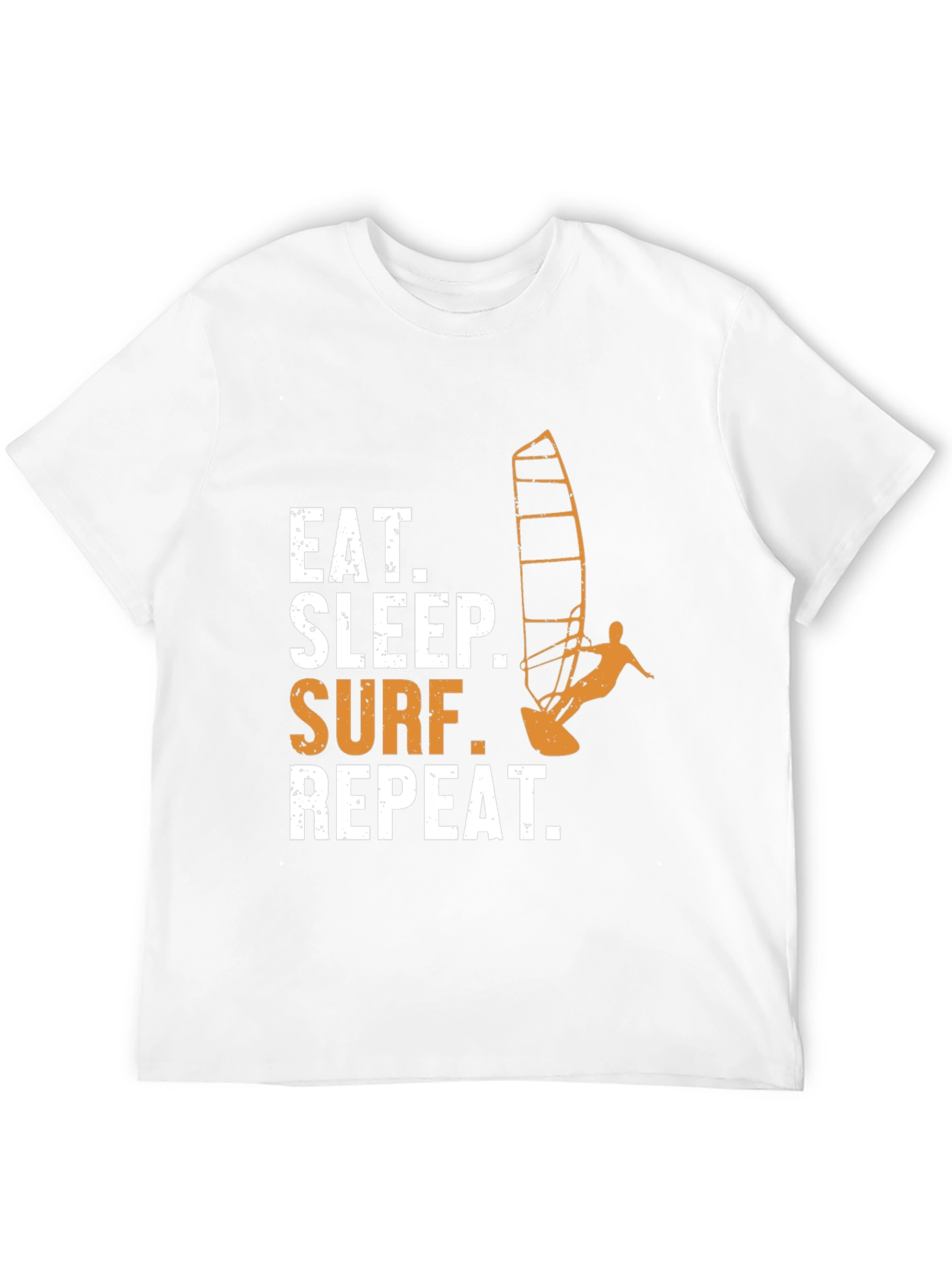 Black Eat Sleep Surf Repeat T-Shirt view 12