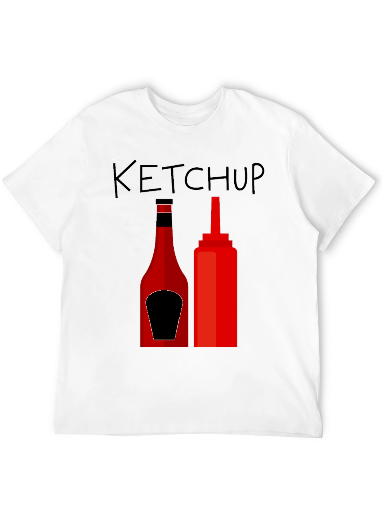 Black Ketchup Graphic Tee - Funny Foodie T-Shirt view 12