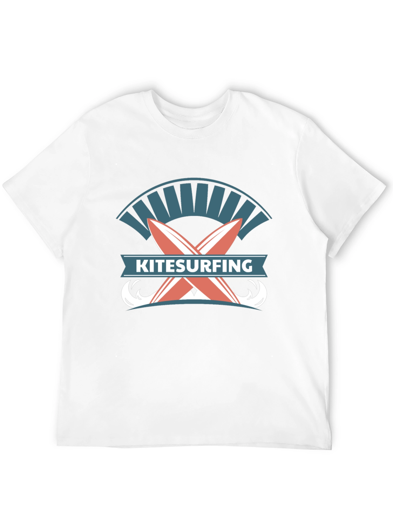 Black Kitesurfing Graphic T-Shirt view 12